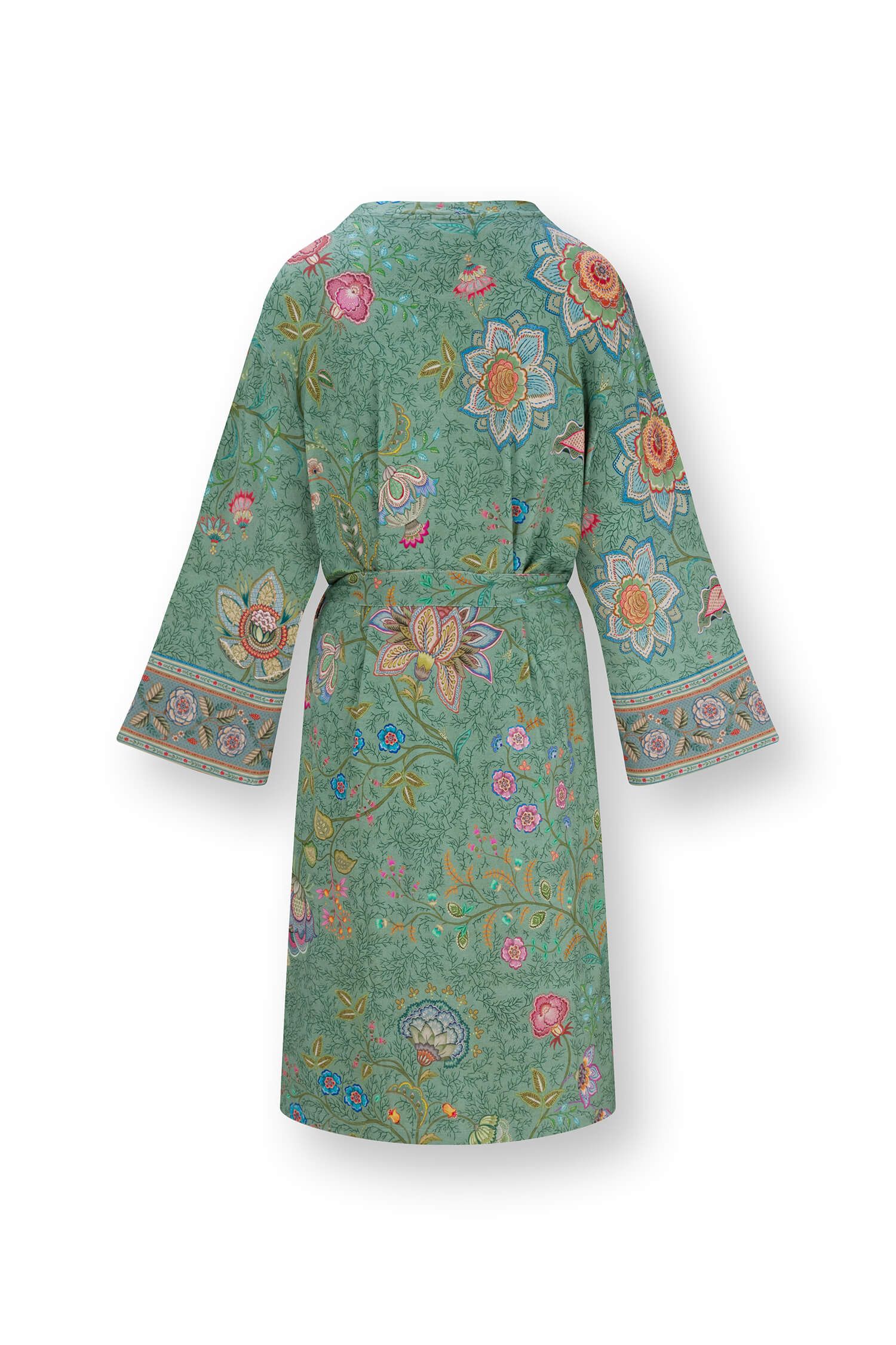 Naomi Kimono Mumbai Morning Green