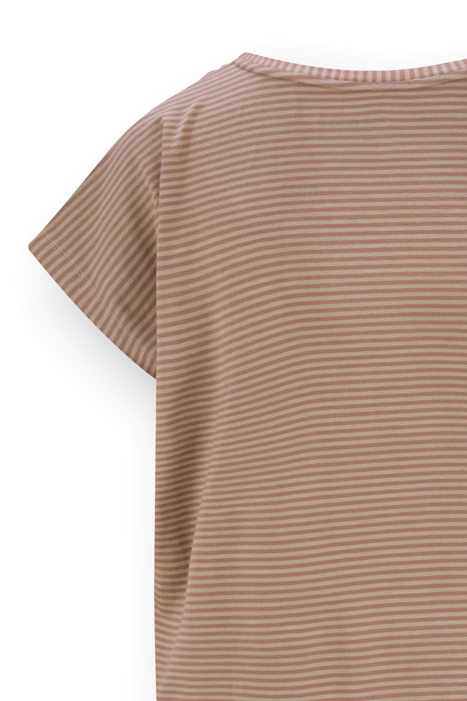 Tatum Top à Manches Courtes Little Sumo Stripe Sable