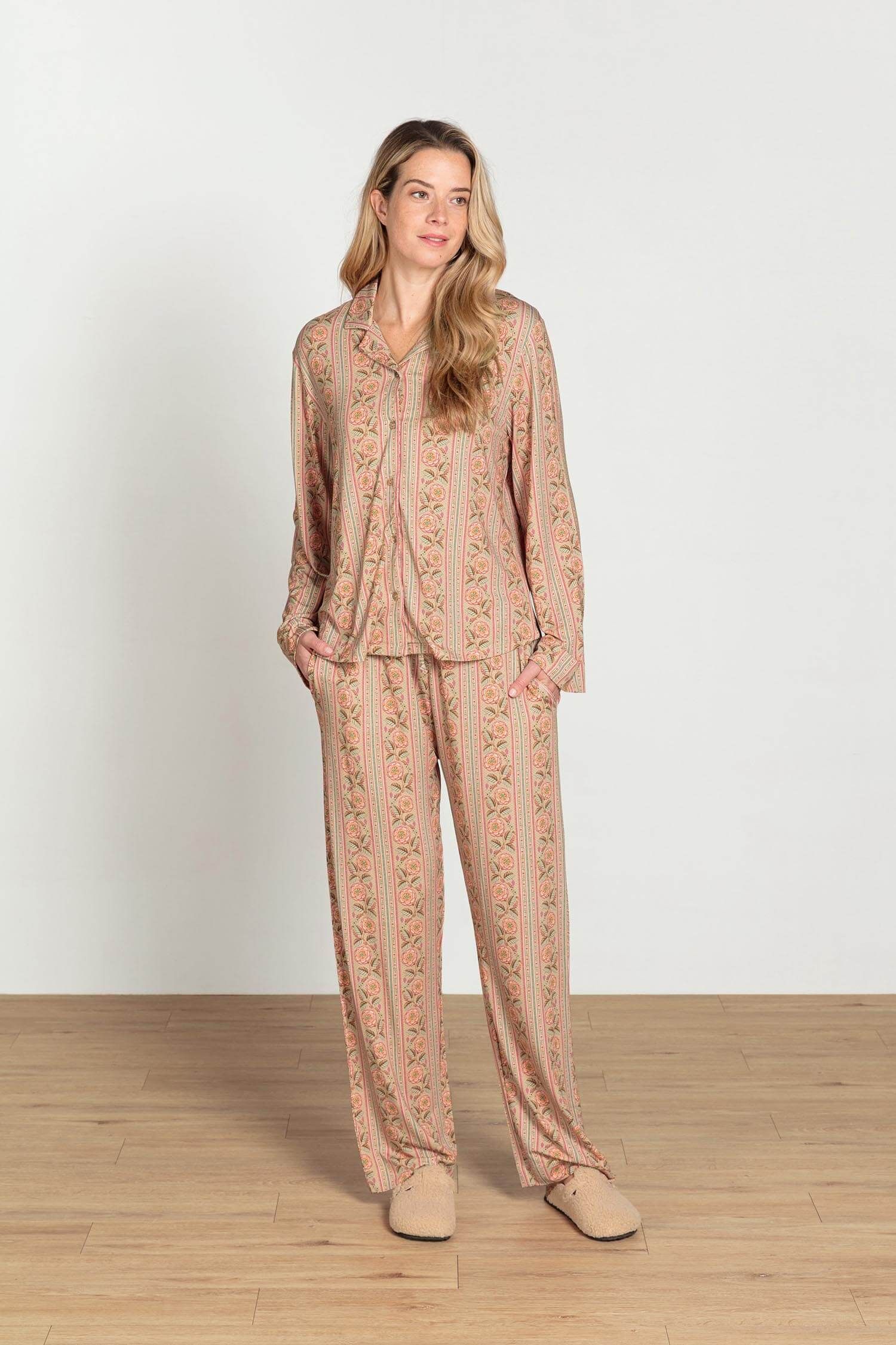 Belin Lange Broek Rosa Rani Zand