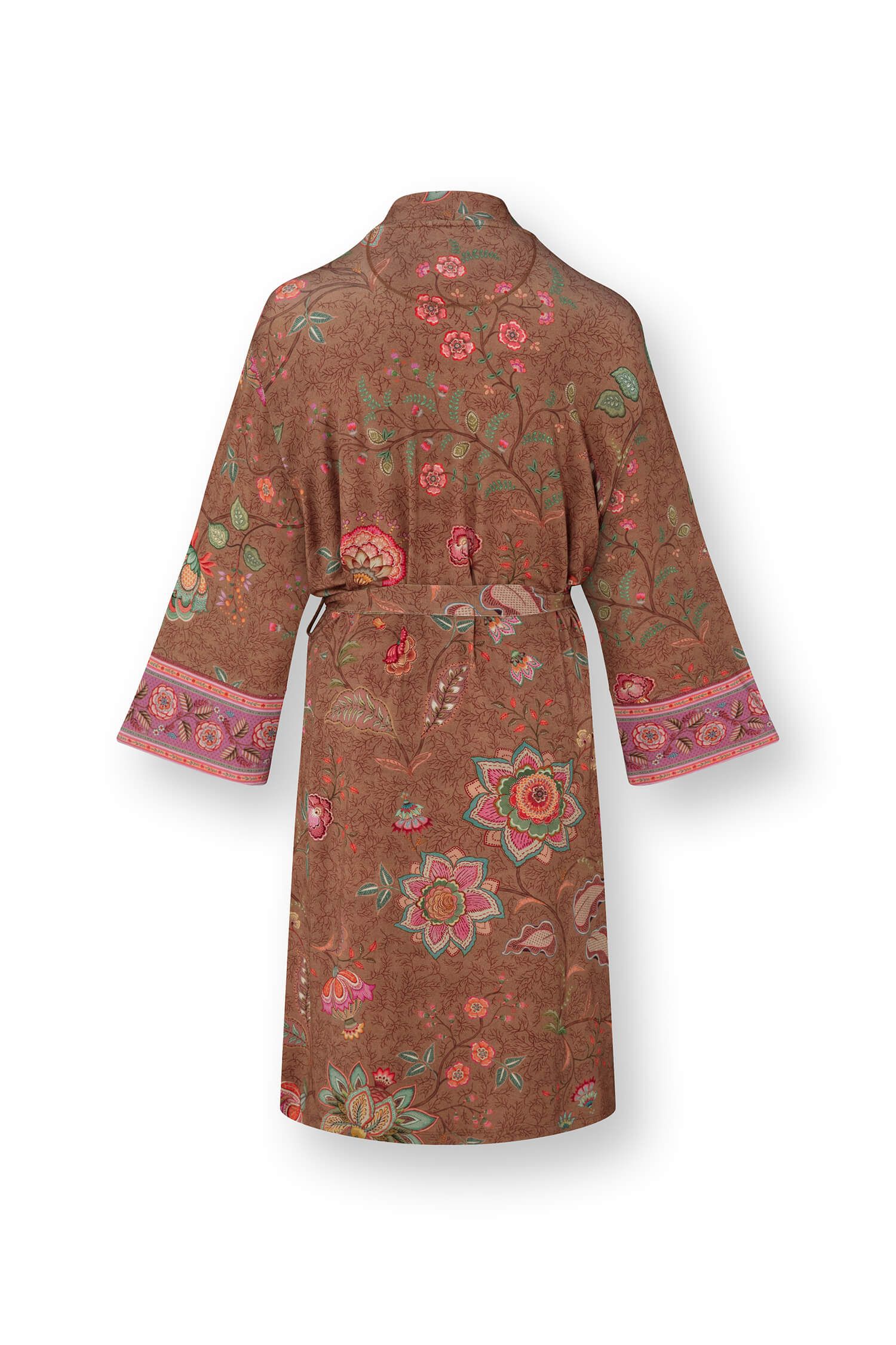 Naomi Kimono Mumbai Morning Brown