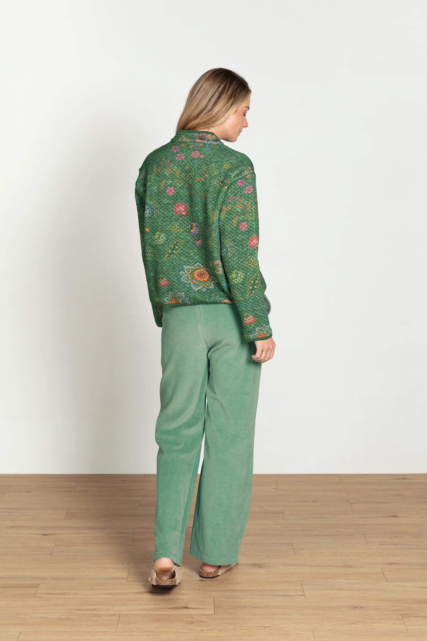 Britta Lange Hose Velvet Grün
