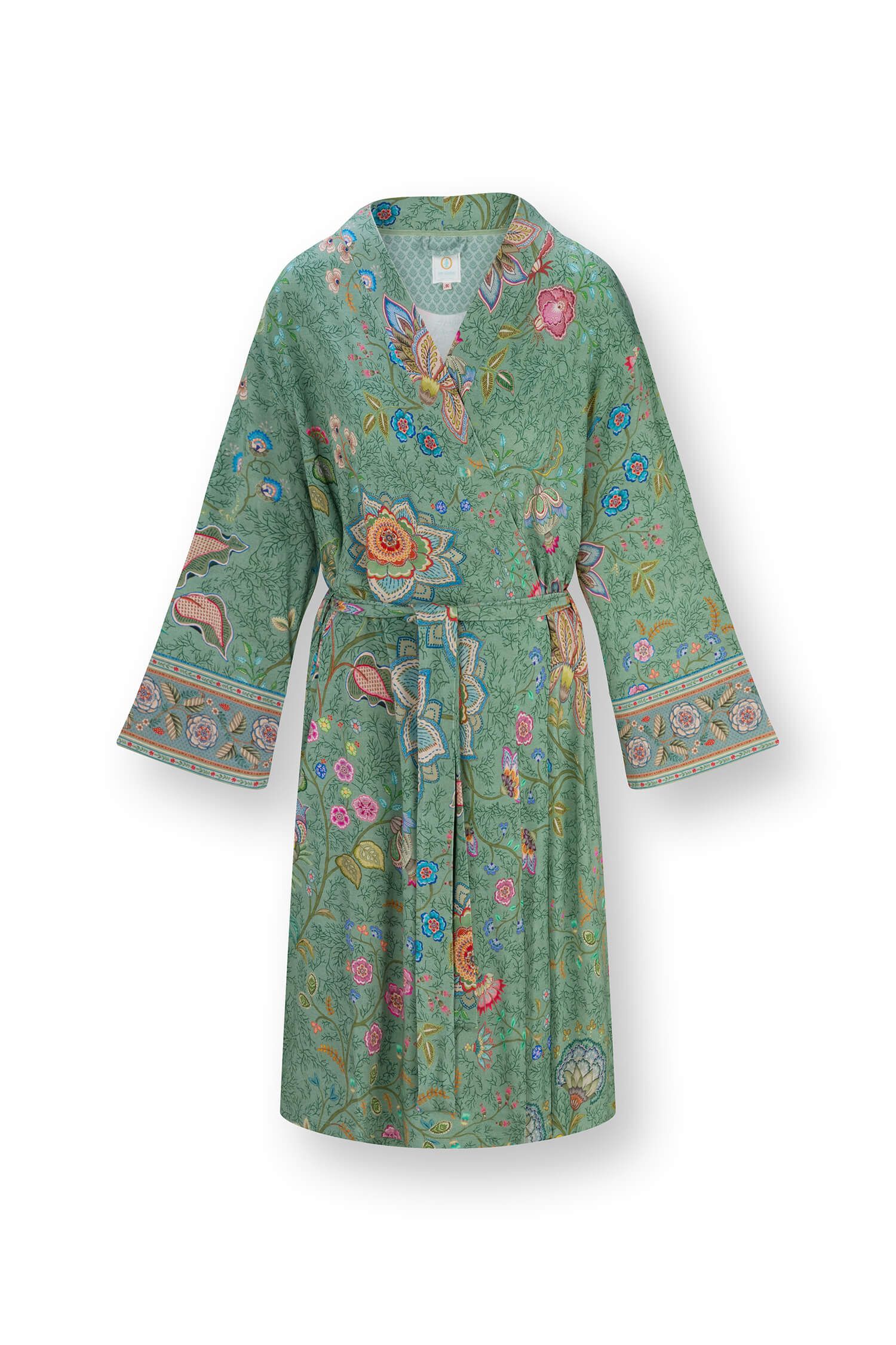 Naomi Kimono Mumbai Morning Green