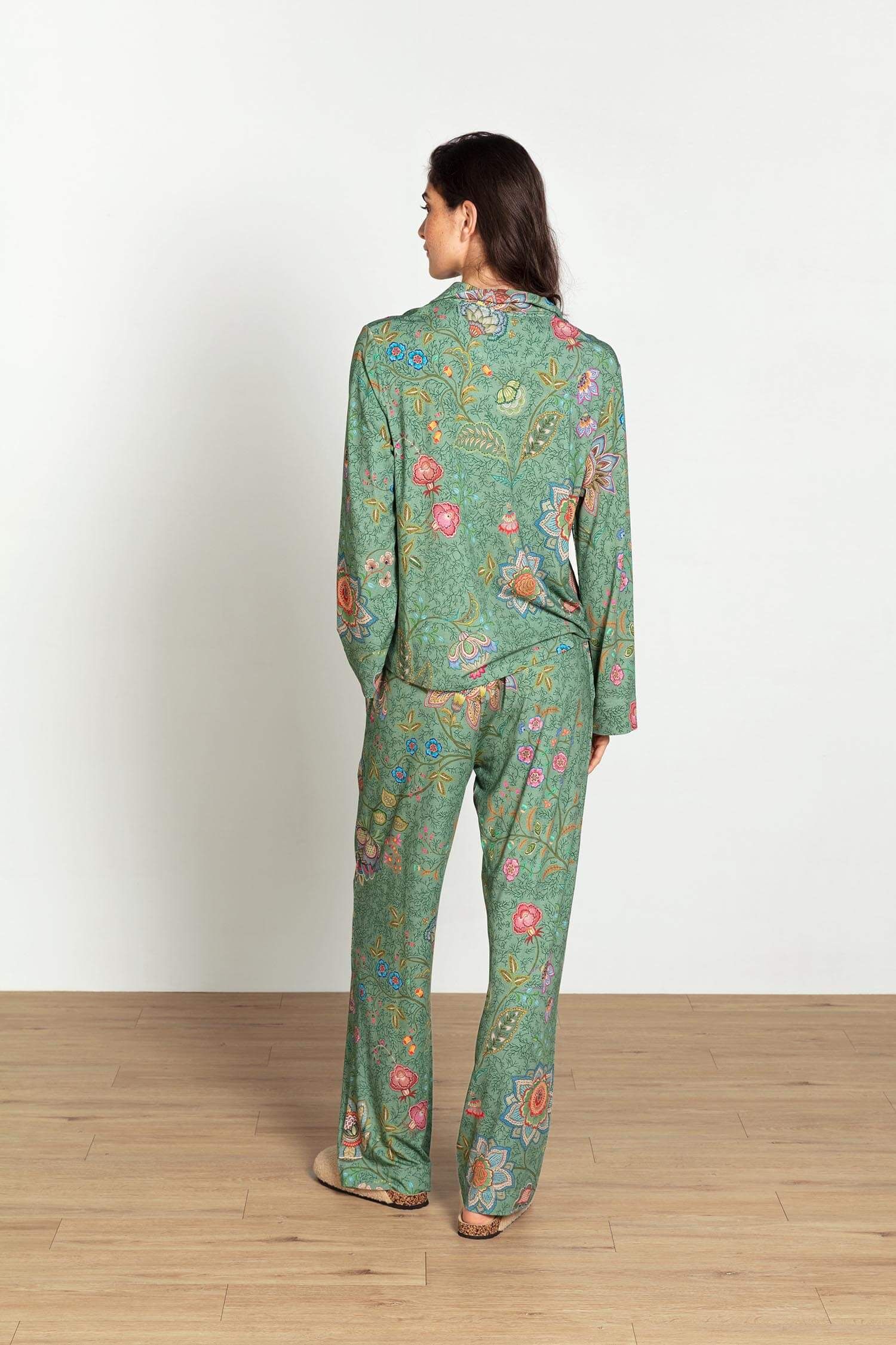 Belin Lange Broek Mumbai Morning Groen