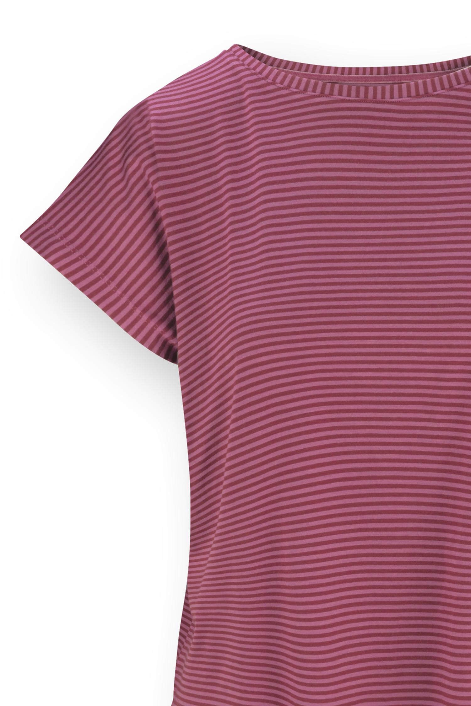 Tatum Top  Kurzen Ärmeln Little Sumo Stripe Rosa