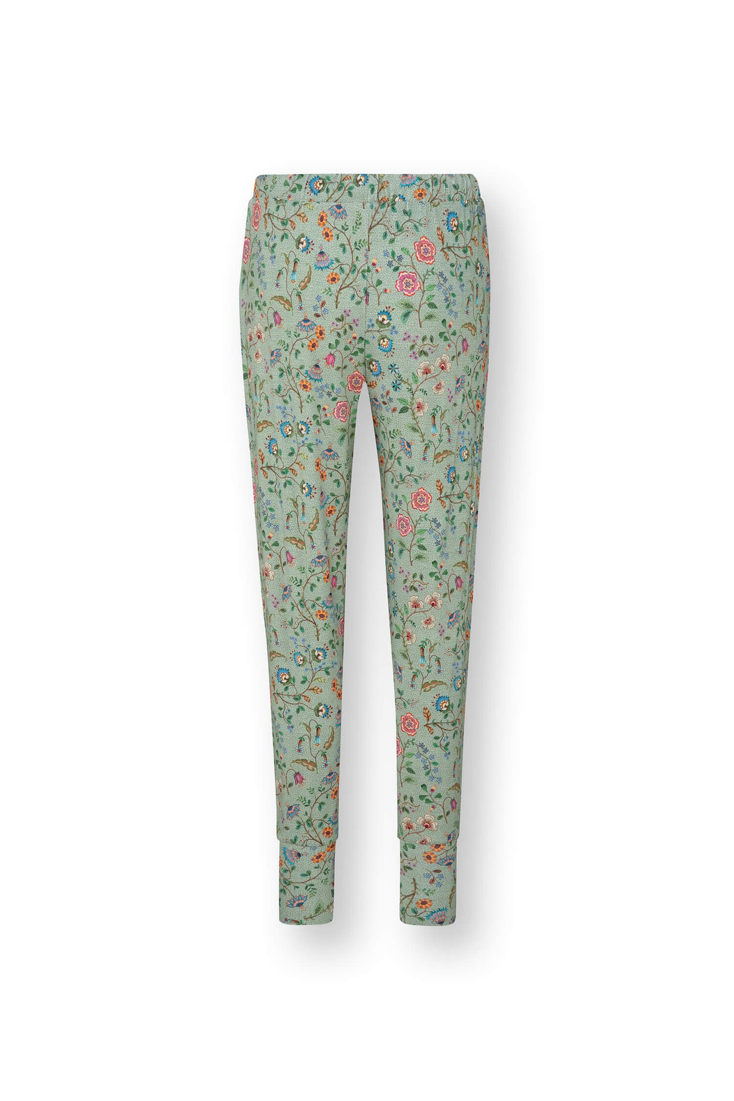 Bobien Lange Broek Flora Bangalore Groen