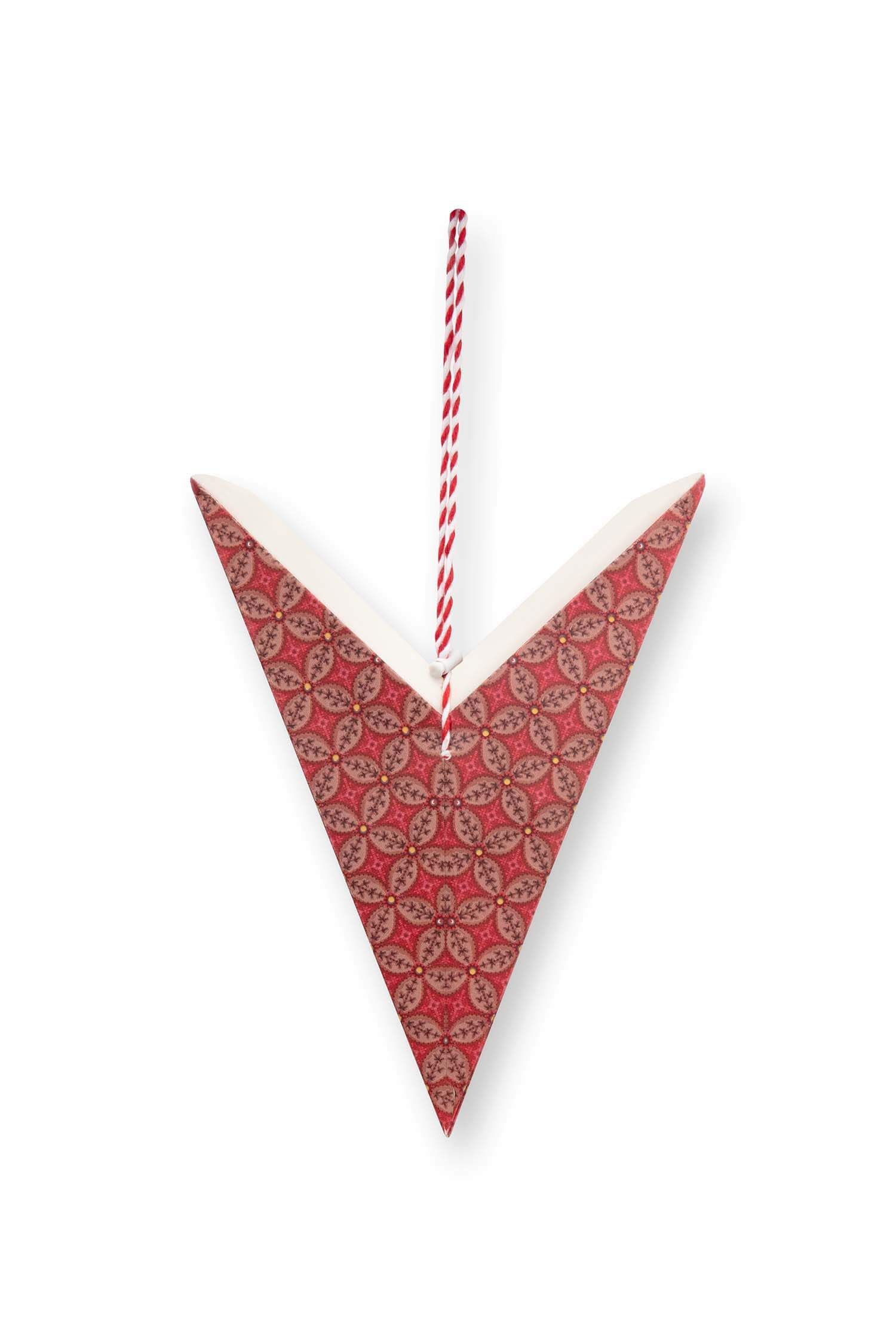 Weihnachtsstern Papier Bustani Rot 60cm
