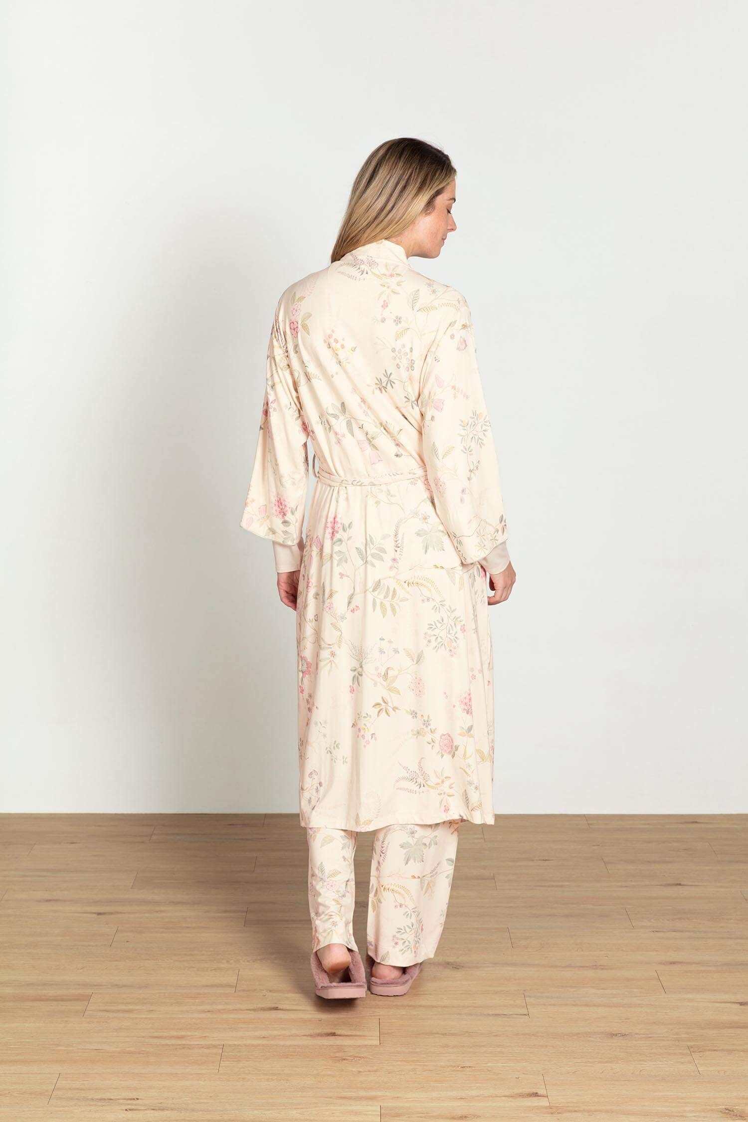 Noa Kimono Bodhi Flower Off White