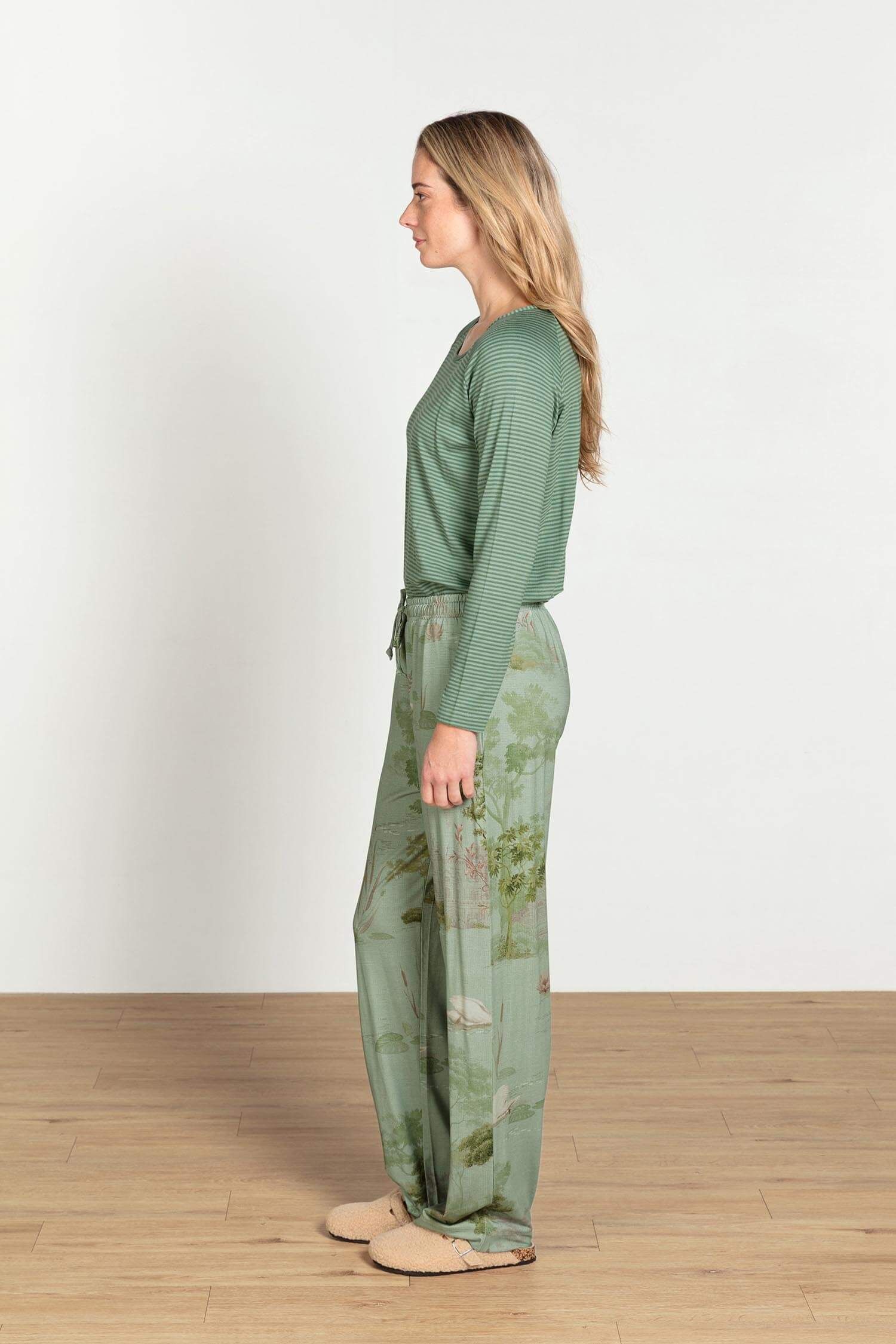 Tina Top à Manches Longues Little Sumo Stripe Vert