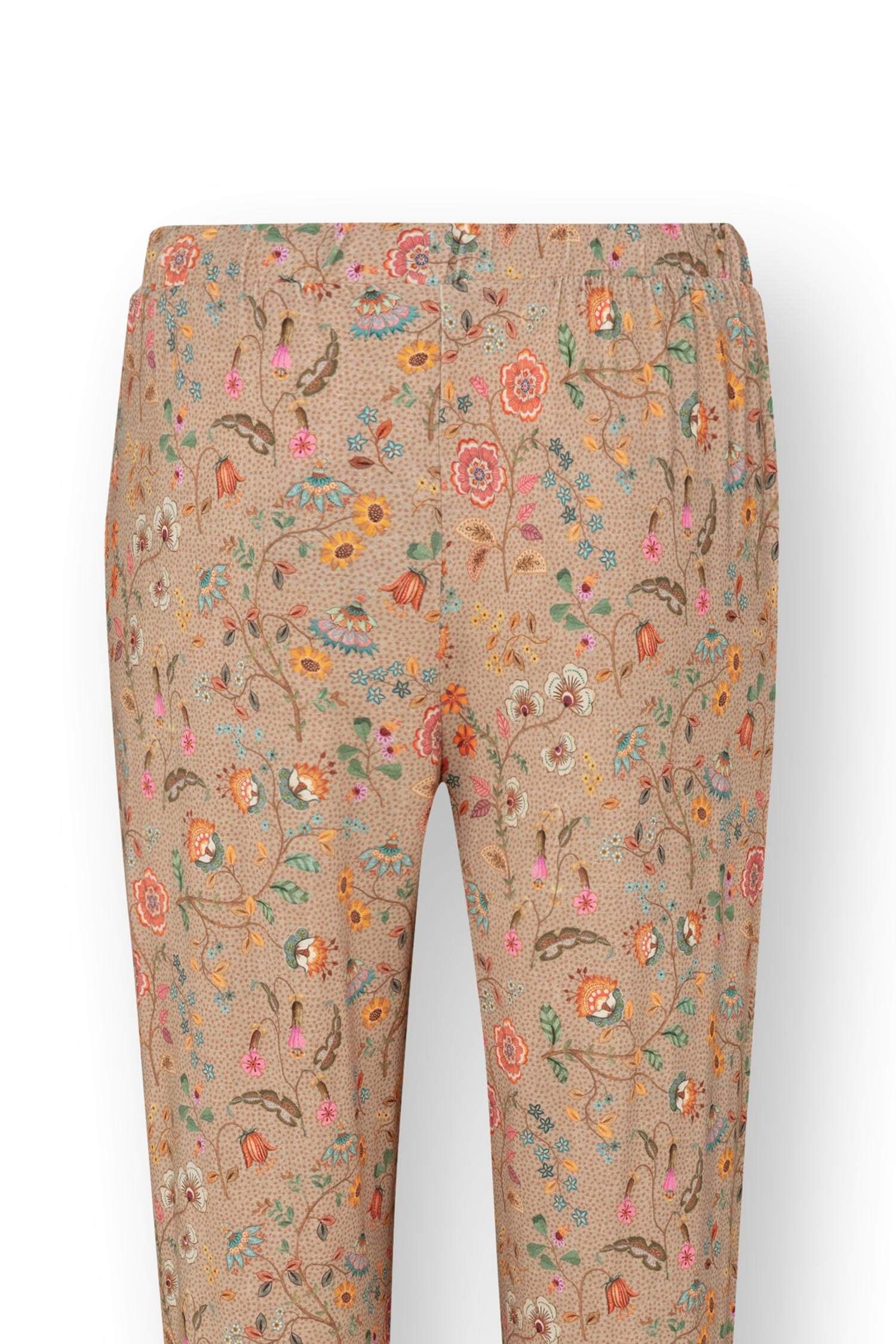 Bobien Lange Broek Flora Bangalore Zand