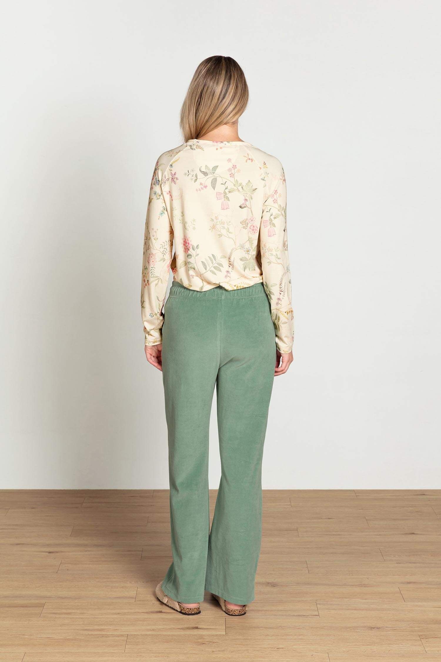 Britta Lange Hose Velvet Grün