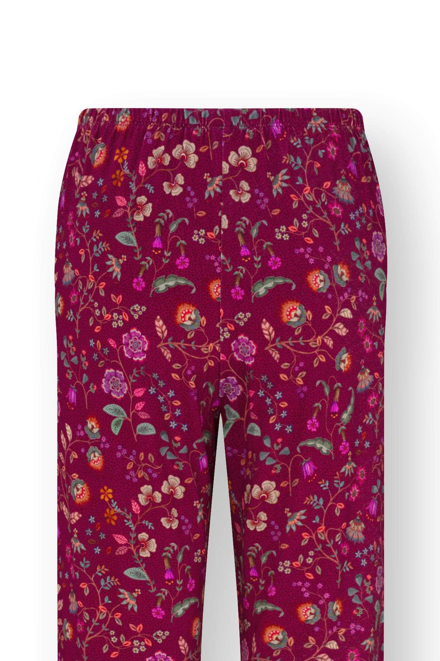 Blake Lange Hose Flora Bangalore Dunkelrosa