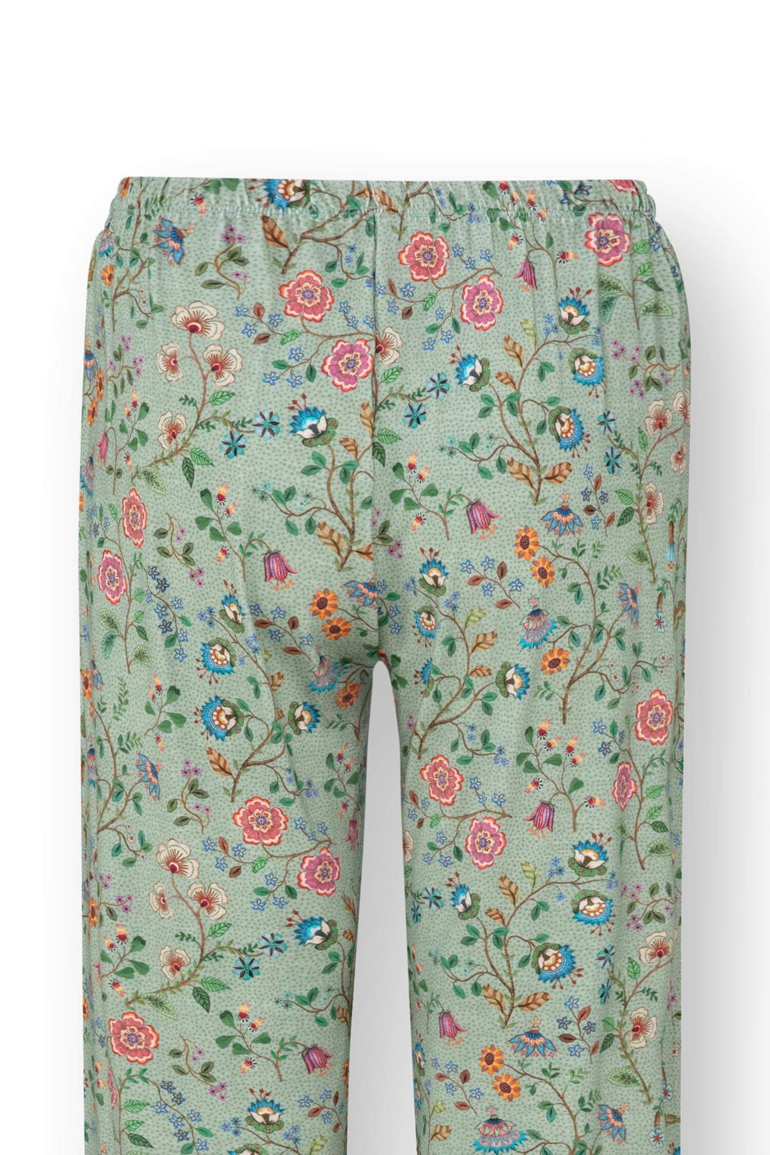 Blake Lange Hose Flora Bangalore Grün