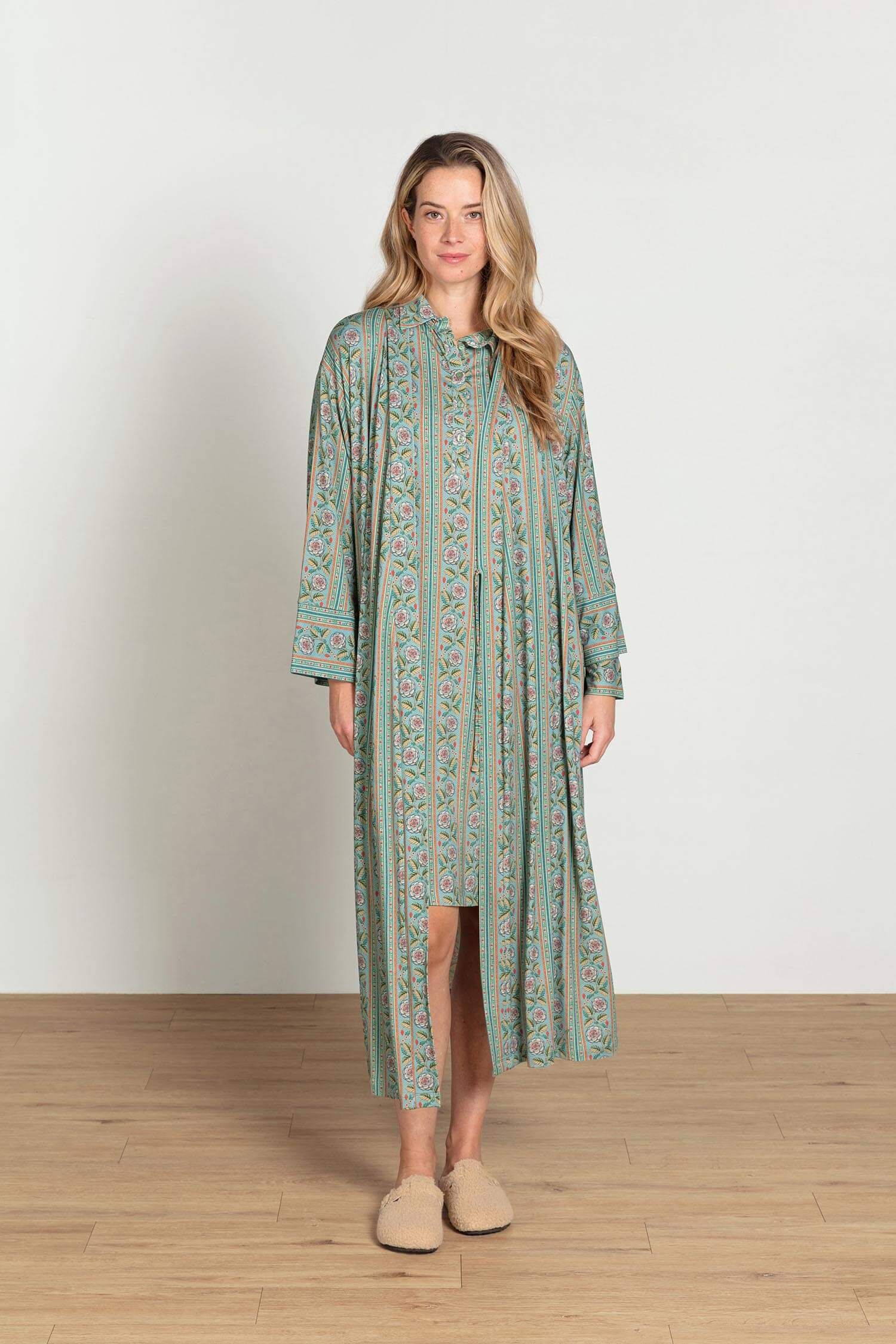 Noa Kimono Rosa Rani Blue