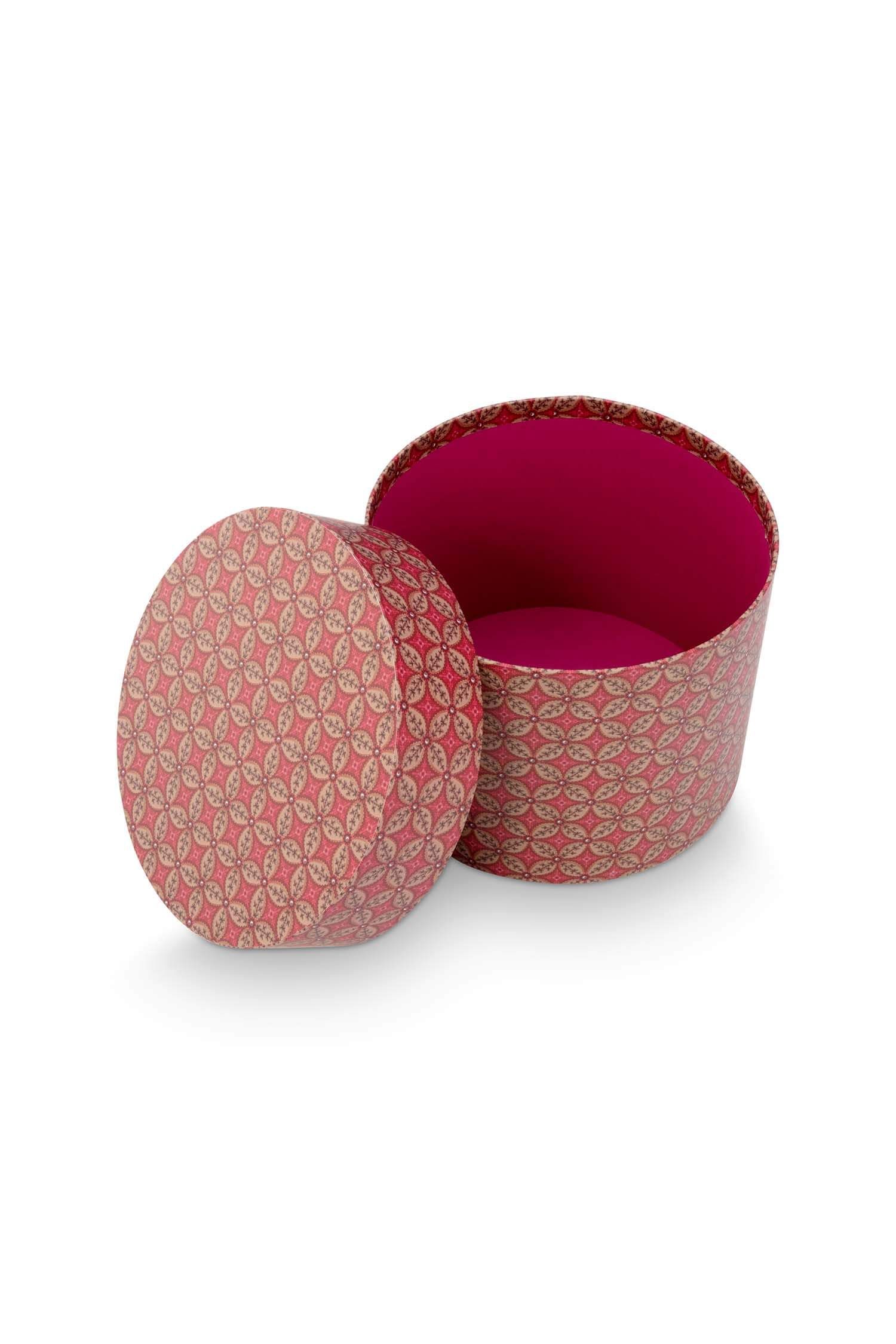 Set/3 Schachtel Rund Blooming Tales Rot