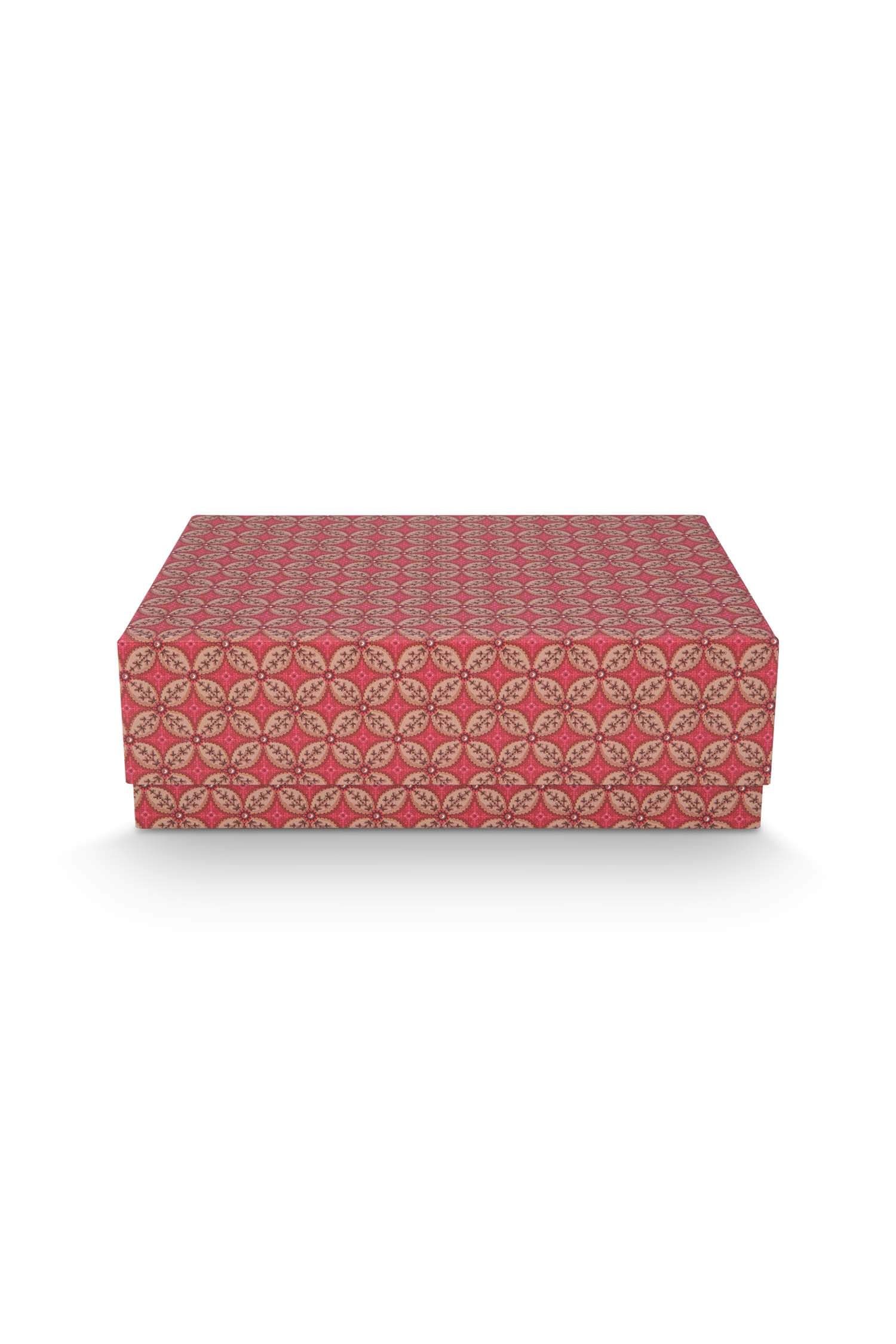 Set/2 Schachtel Rechteckig Blooming Tales Rot