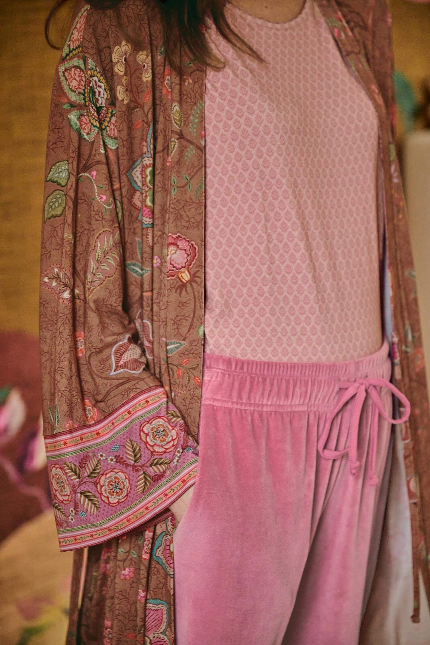 Naomi Kimono Mumbai Morning Brown