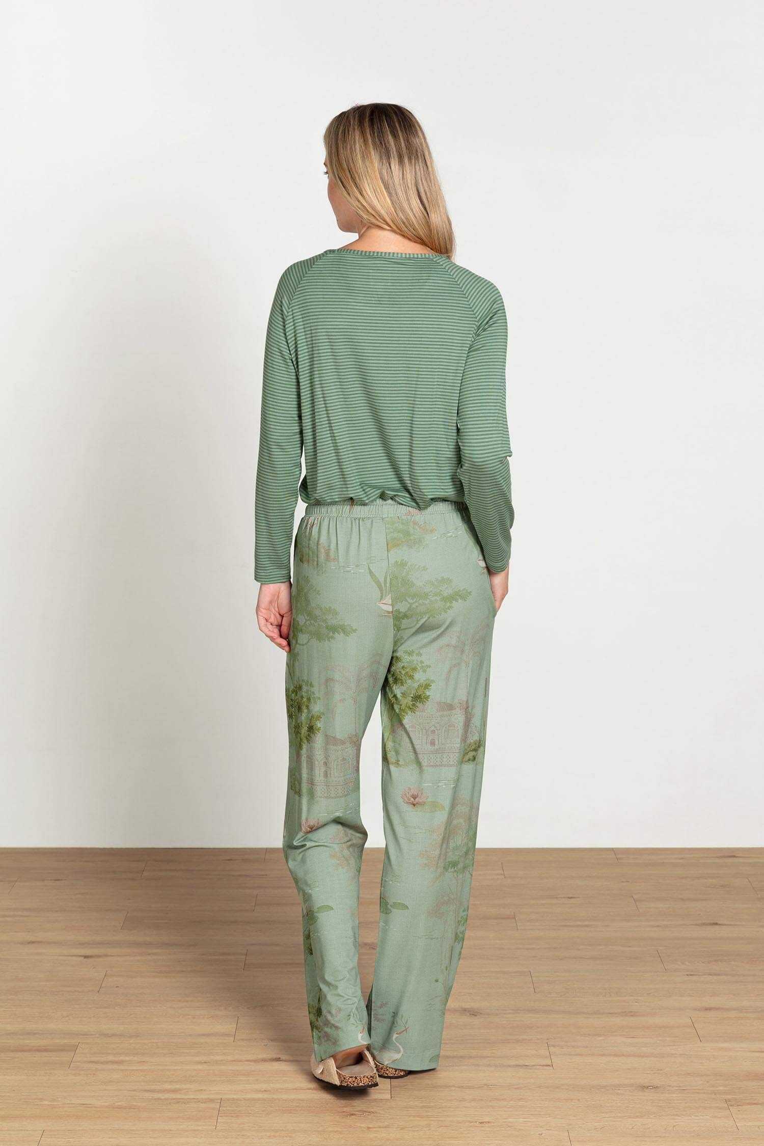 Belin Lange Broek Darjeeling Days Groen