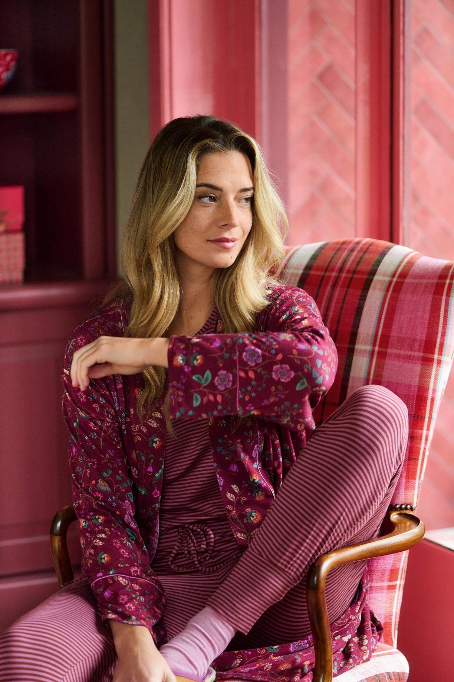 Tina Top à Manches Longues Little Sumo Stripe Rose