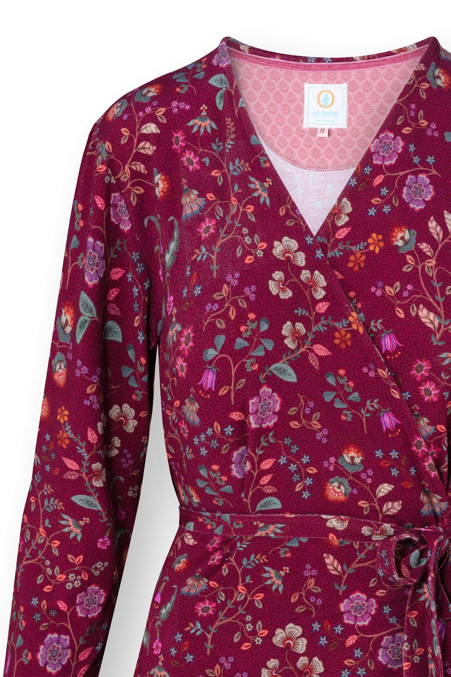 Teagan Cardigan Langen Ärmeln Flora Bangalore Dunkelrosa