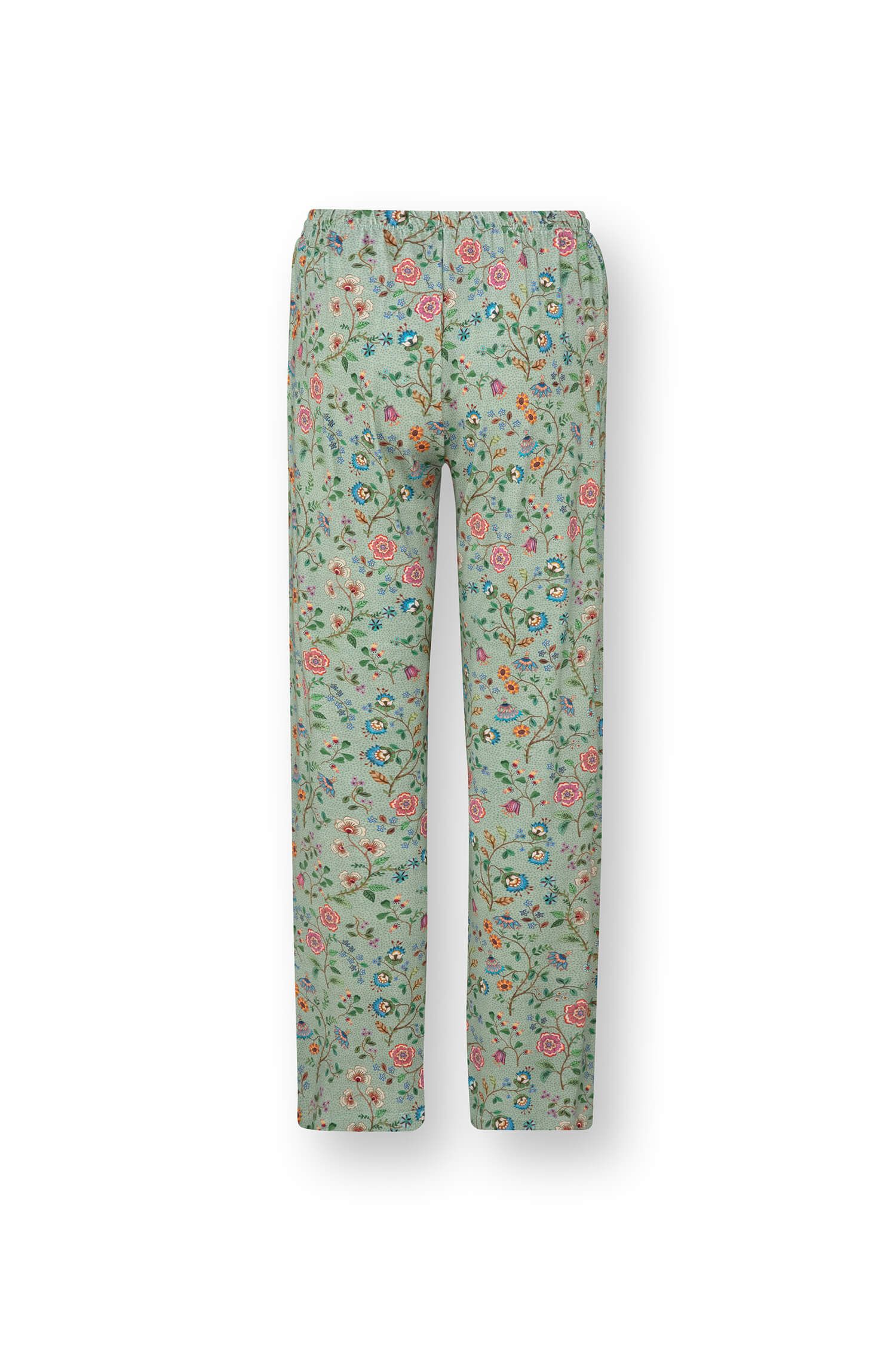 Blake Lange Hose Flora Bangalore Grün
