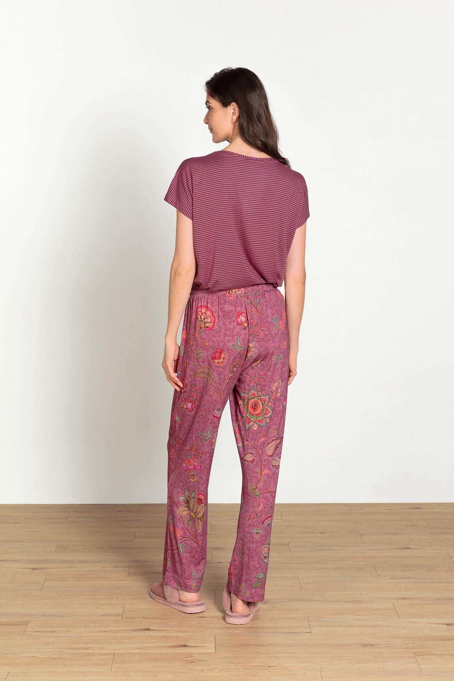 Tatum Top  Kurzen Ärmeln Little Sumo Stripe Rosa