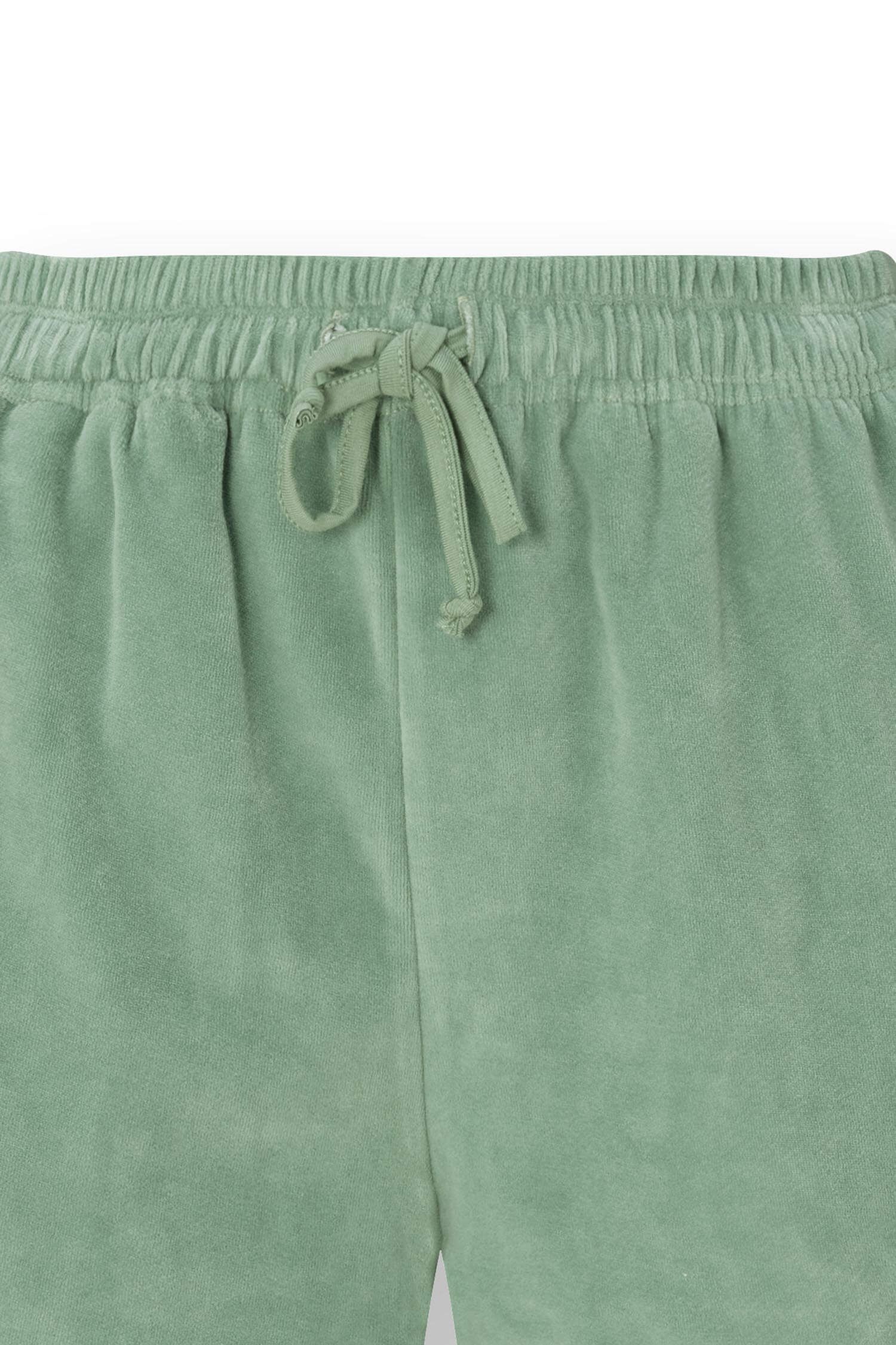 Bisou Kurze Hose Velvet Grün