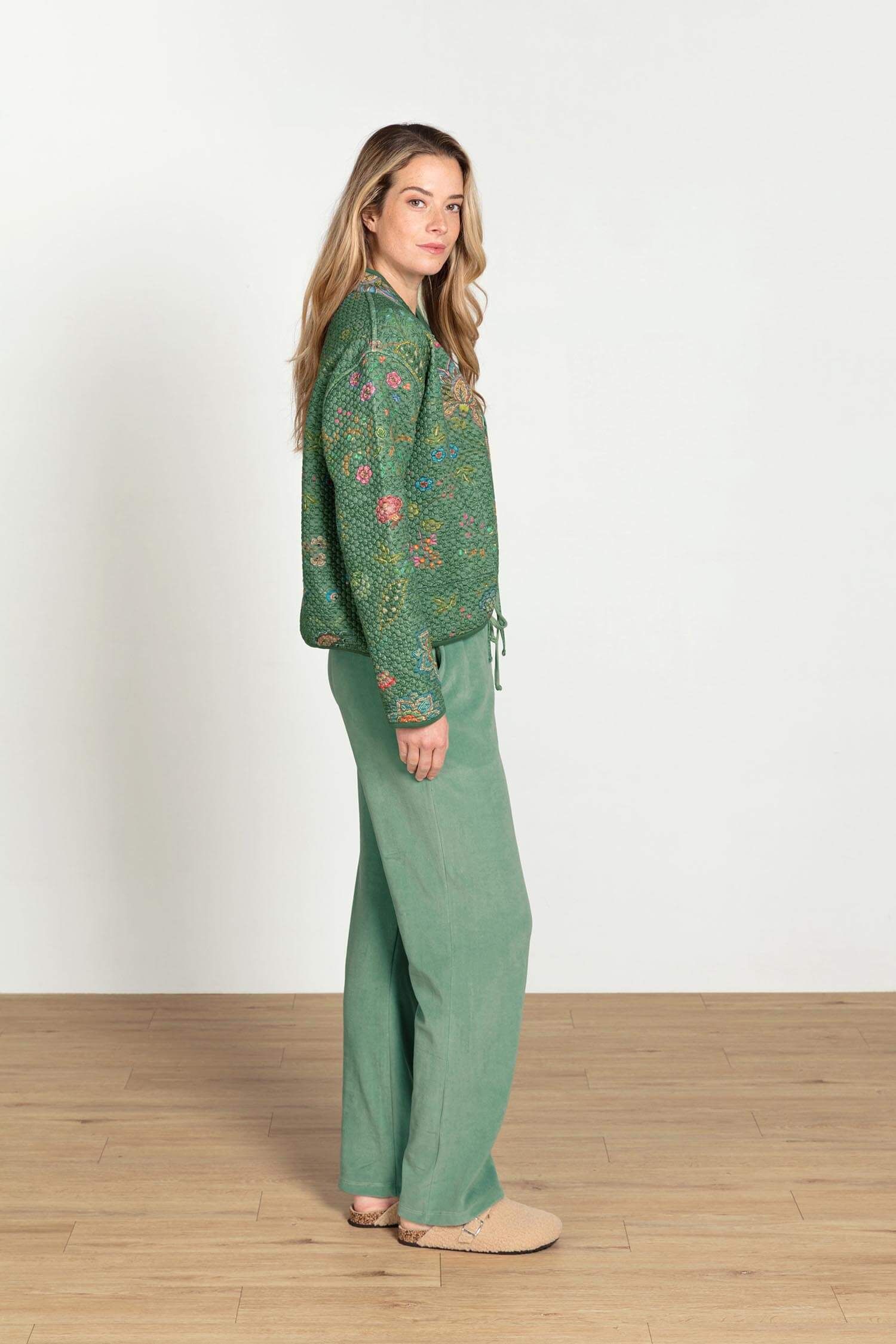 Britta Lange Hose Velvet Grün