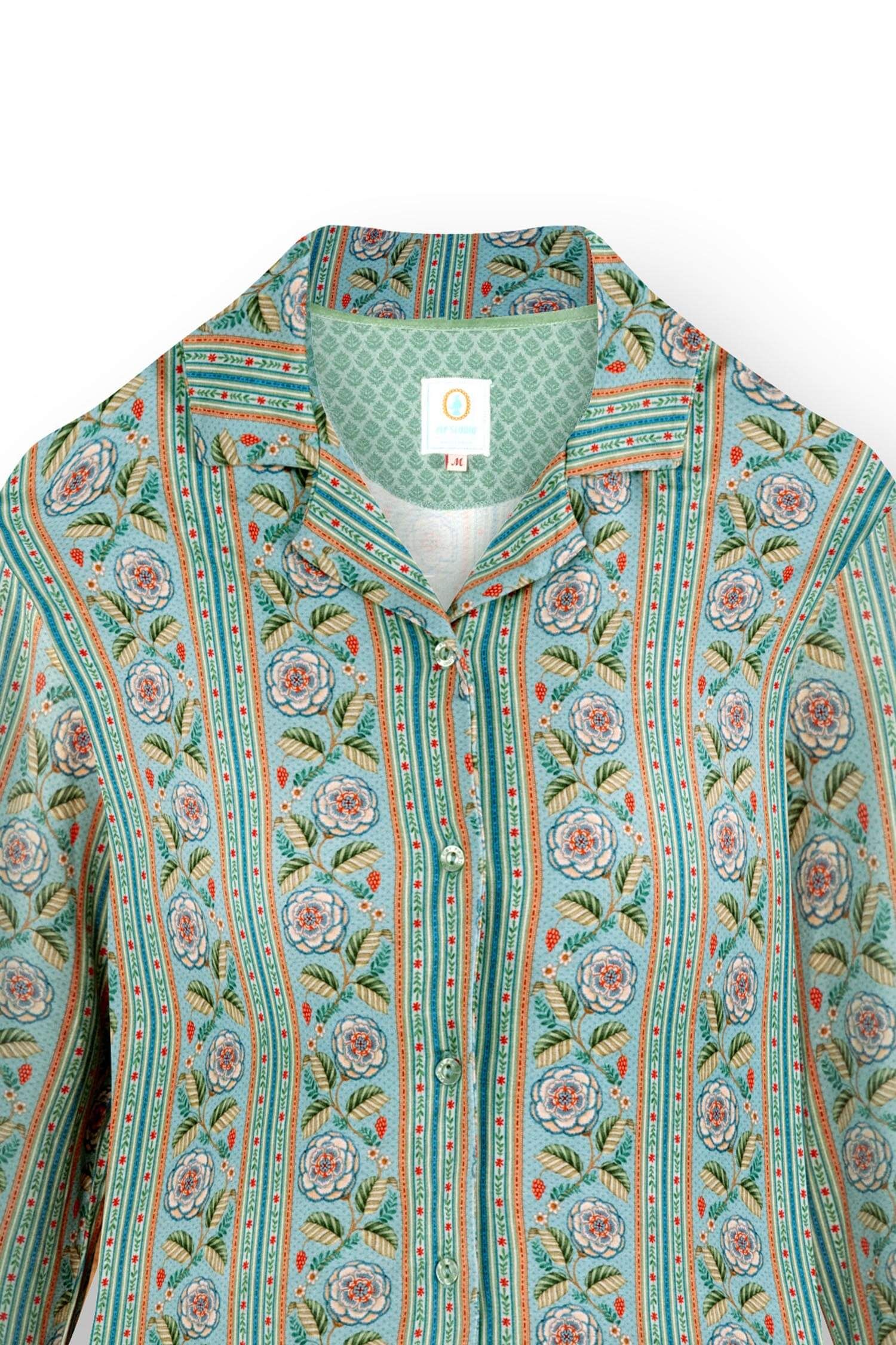 Faye Long Sleeve Top Rosa Rani Blue