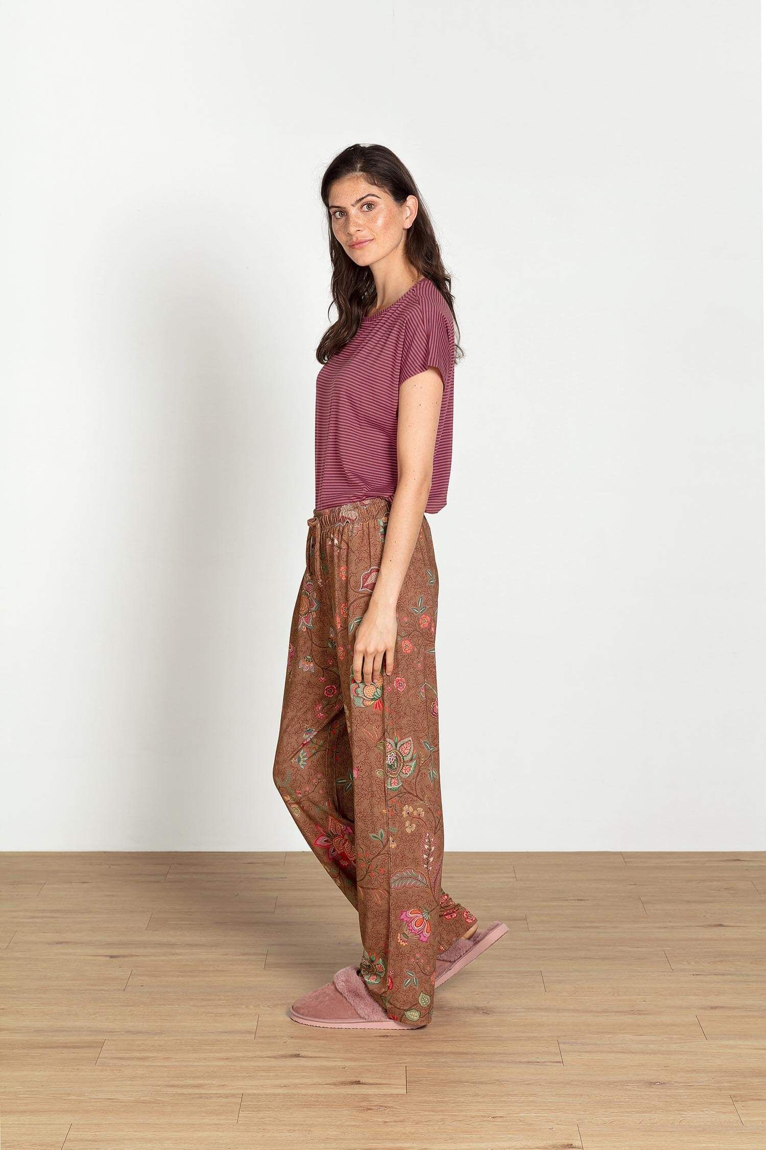 Tatum Top  Kurzen Ärmeln Little Sumo Stripe Rosa