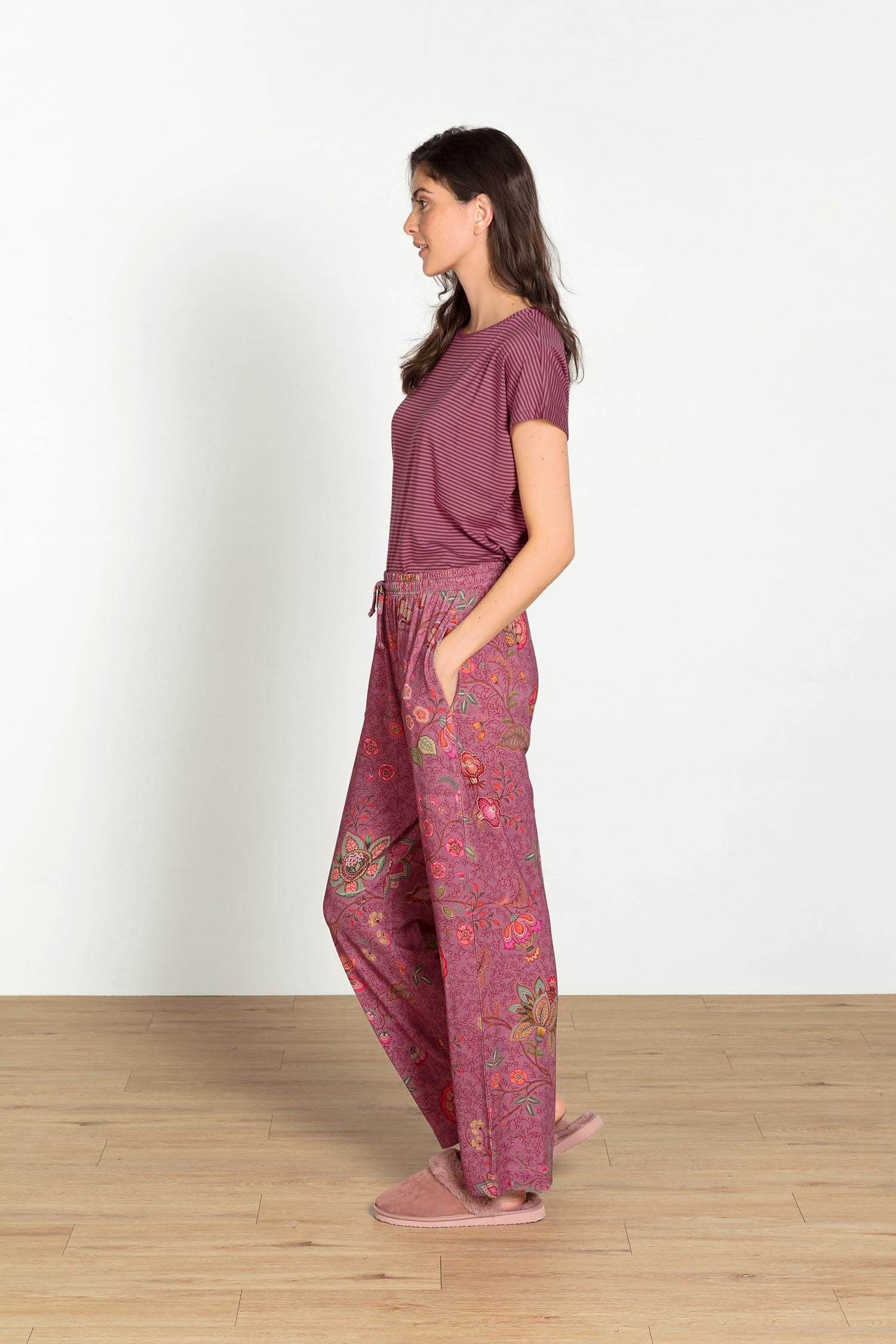 Tatum Top  Kurzen Ärmeln Little Sumo Stripe Rosa