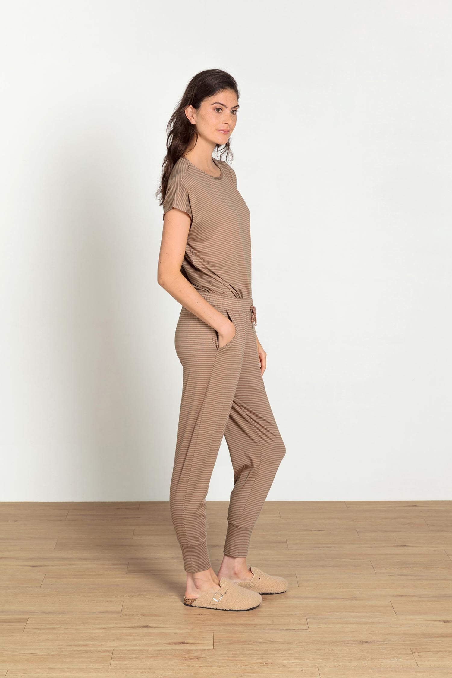 Bobien Pantalon Little Sumo Stripe Sable