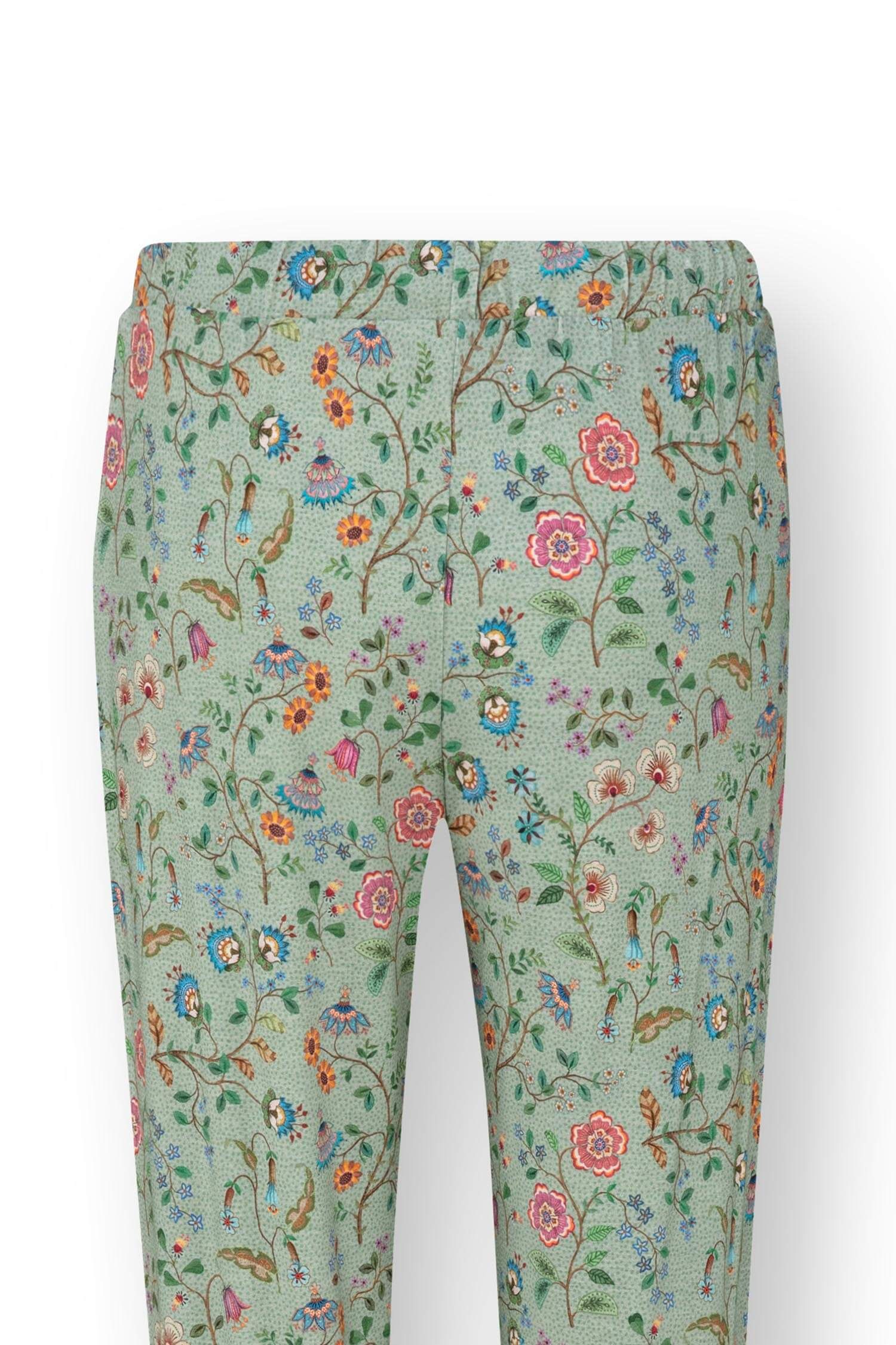 Bobien Lange Broek Flora Bangalore Groen