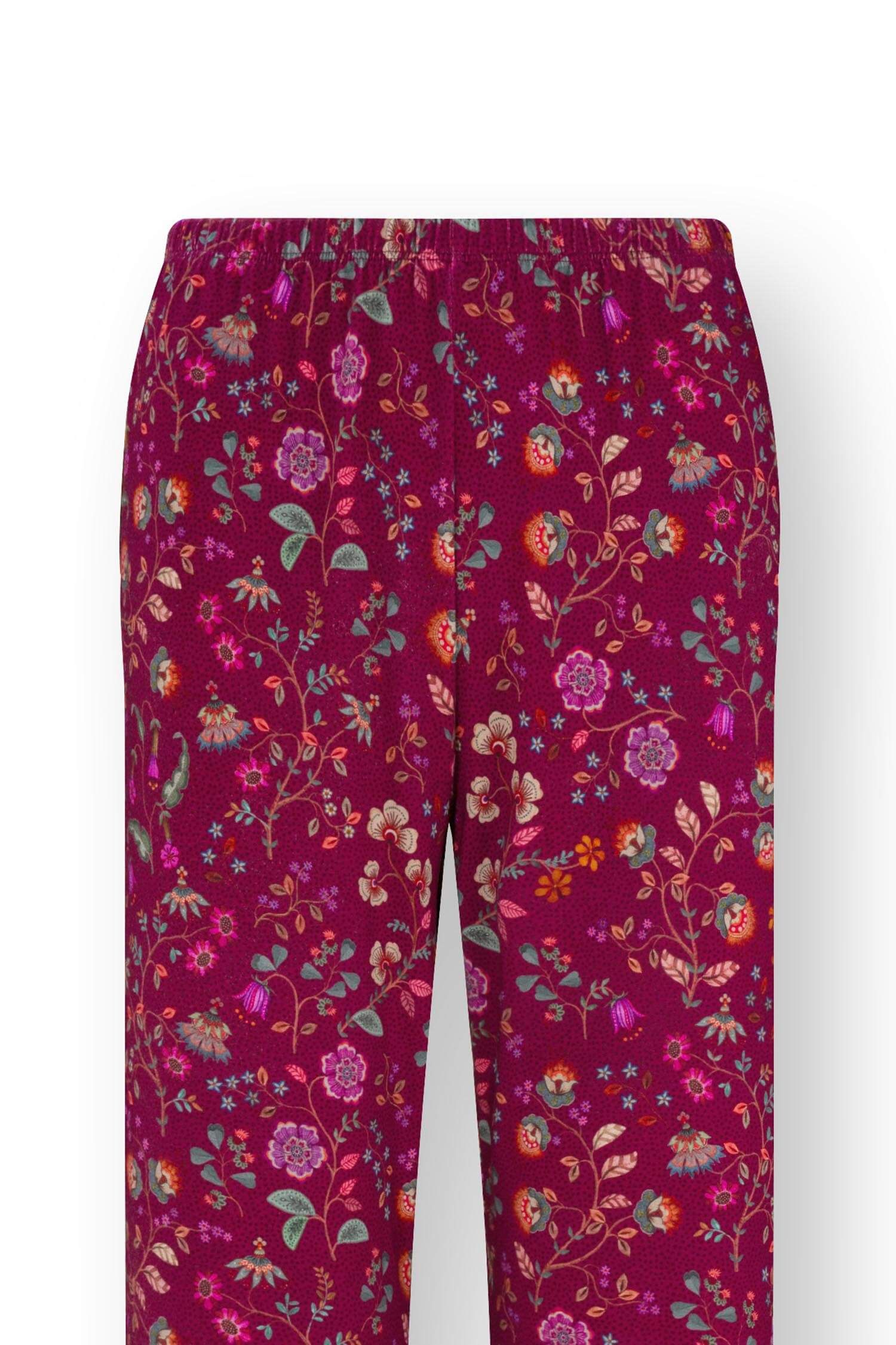 Blake Lange Hose Flora Bangalore Dunkelrosa