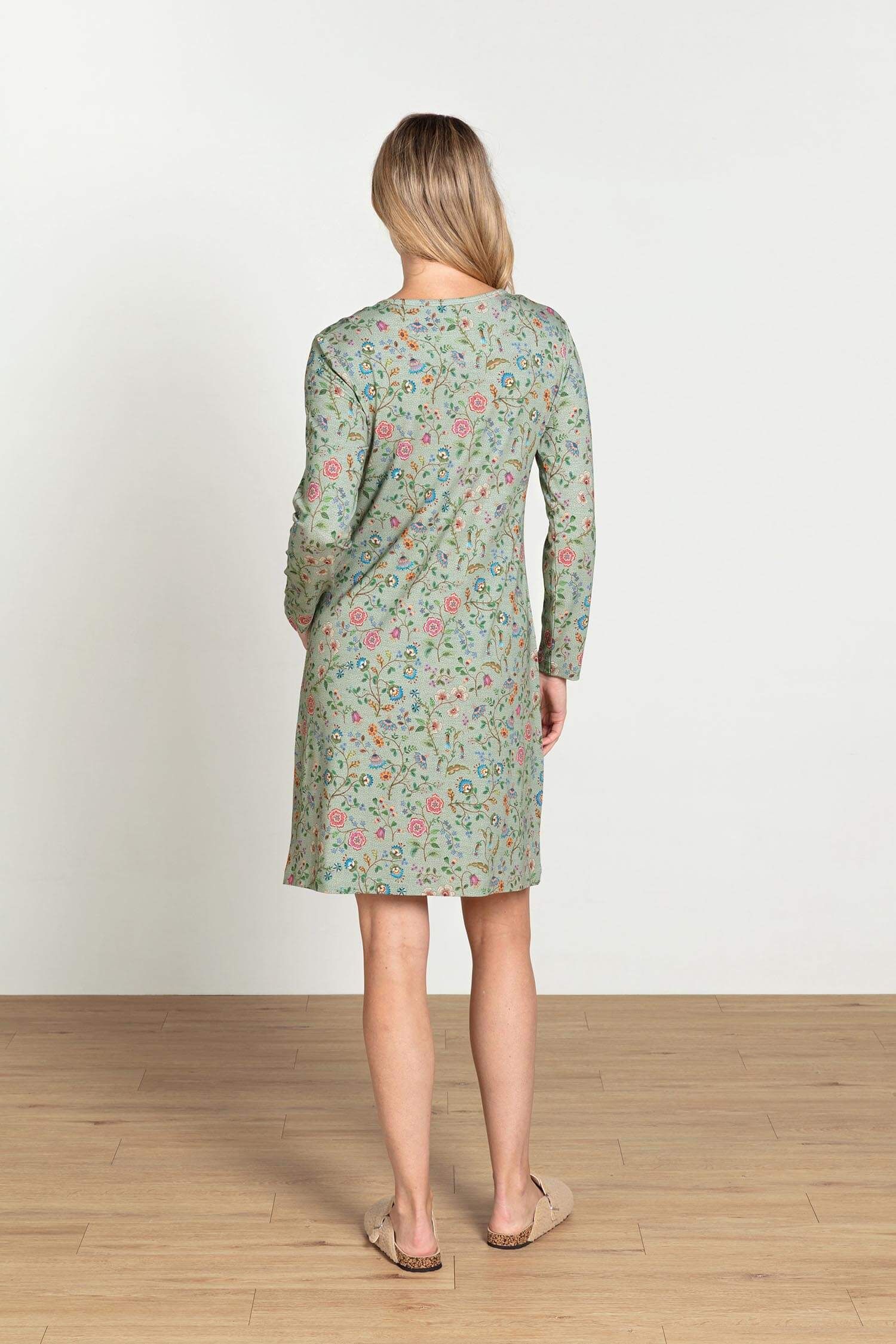 Desiree Chemise de Nuit à Manches Longues Flora Bangalore Vert