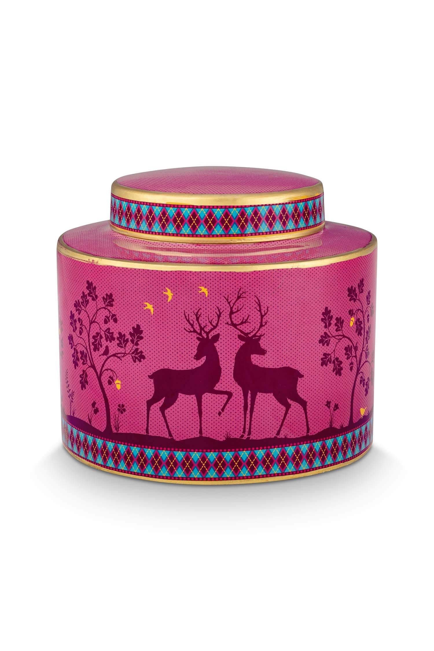 Ingwertopf Pip's Deerest Darling Metall Rosa 15cm