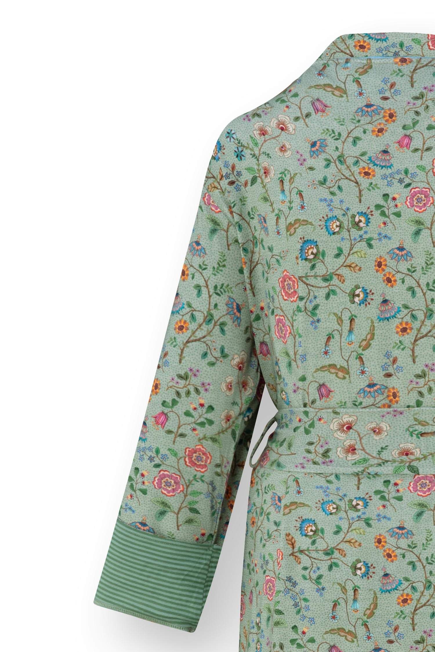 Nisha Kimono Flora Bangalore Green