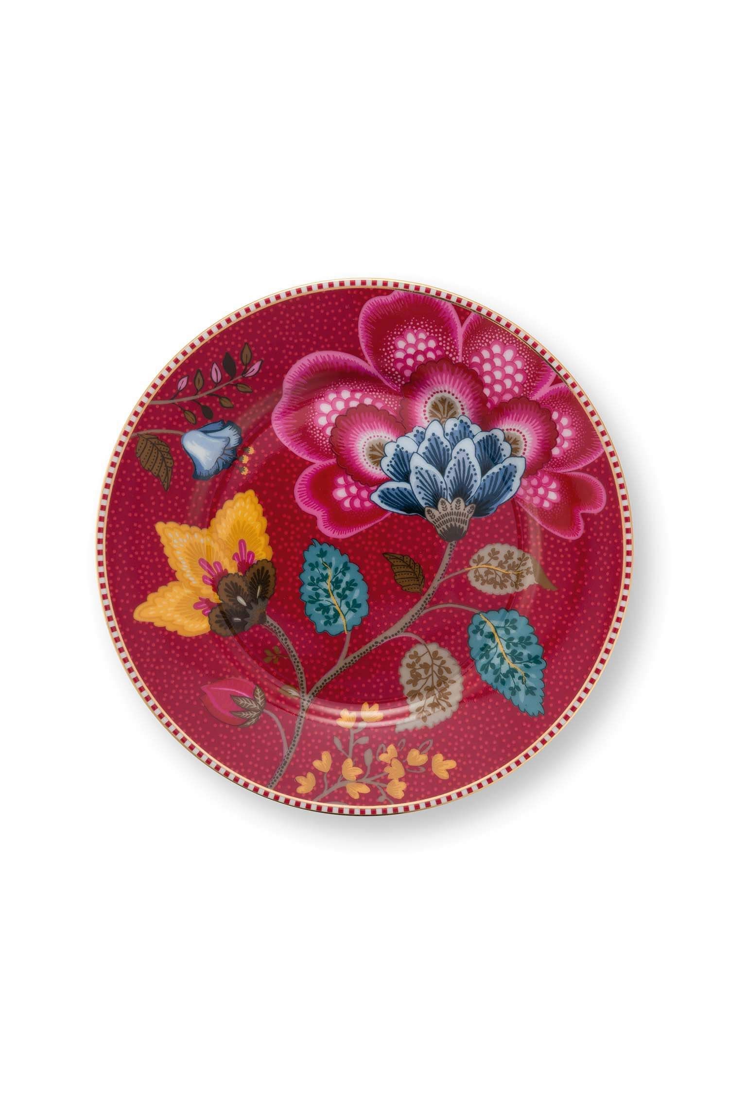 Etagère 3 Laags Blooming Tales Fantasy Donkerrood