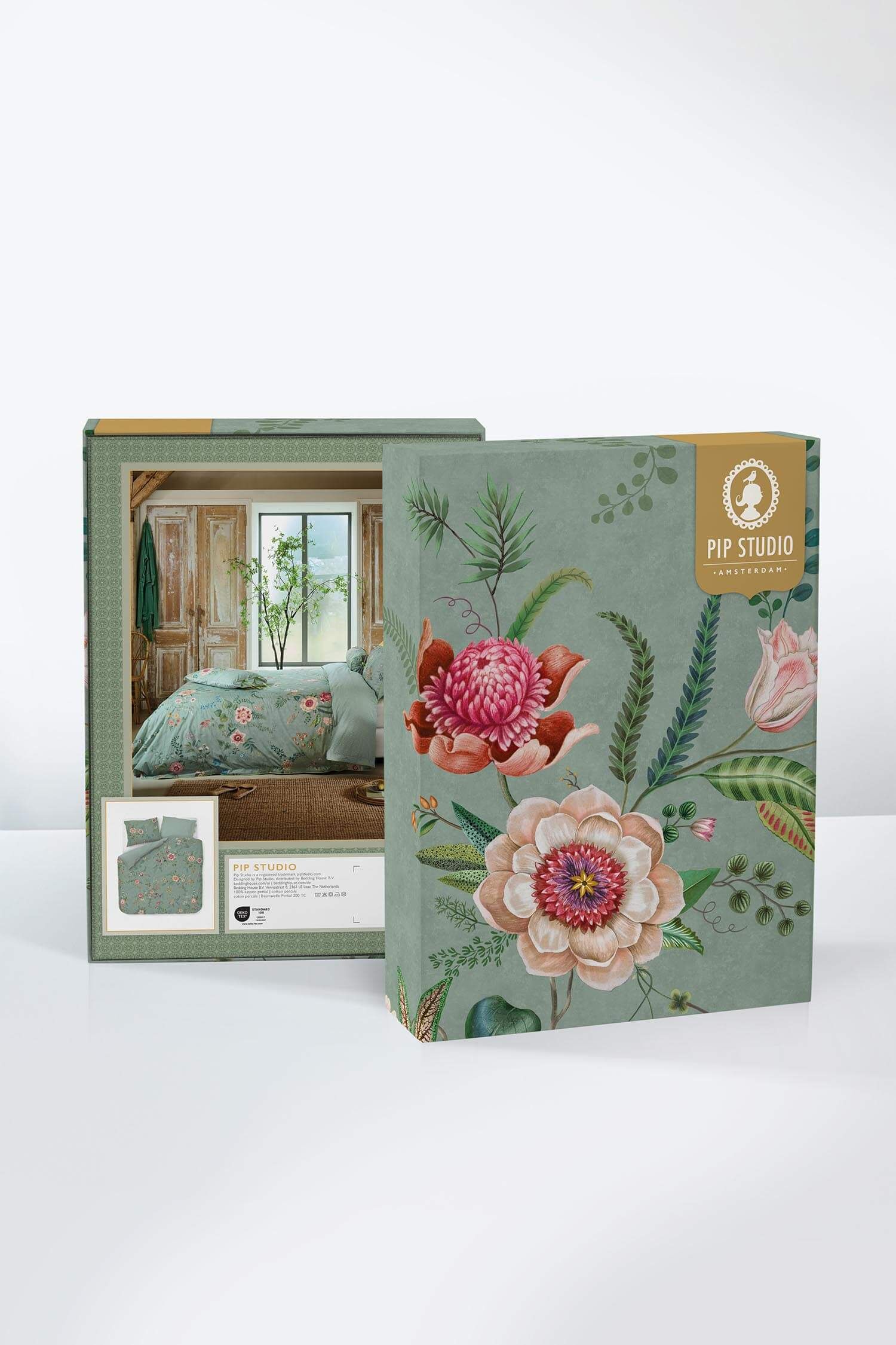 Bettbezugsset Everbloom Grün