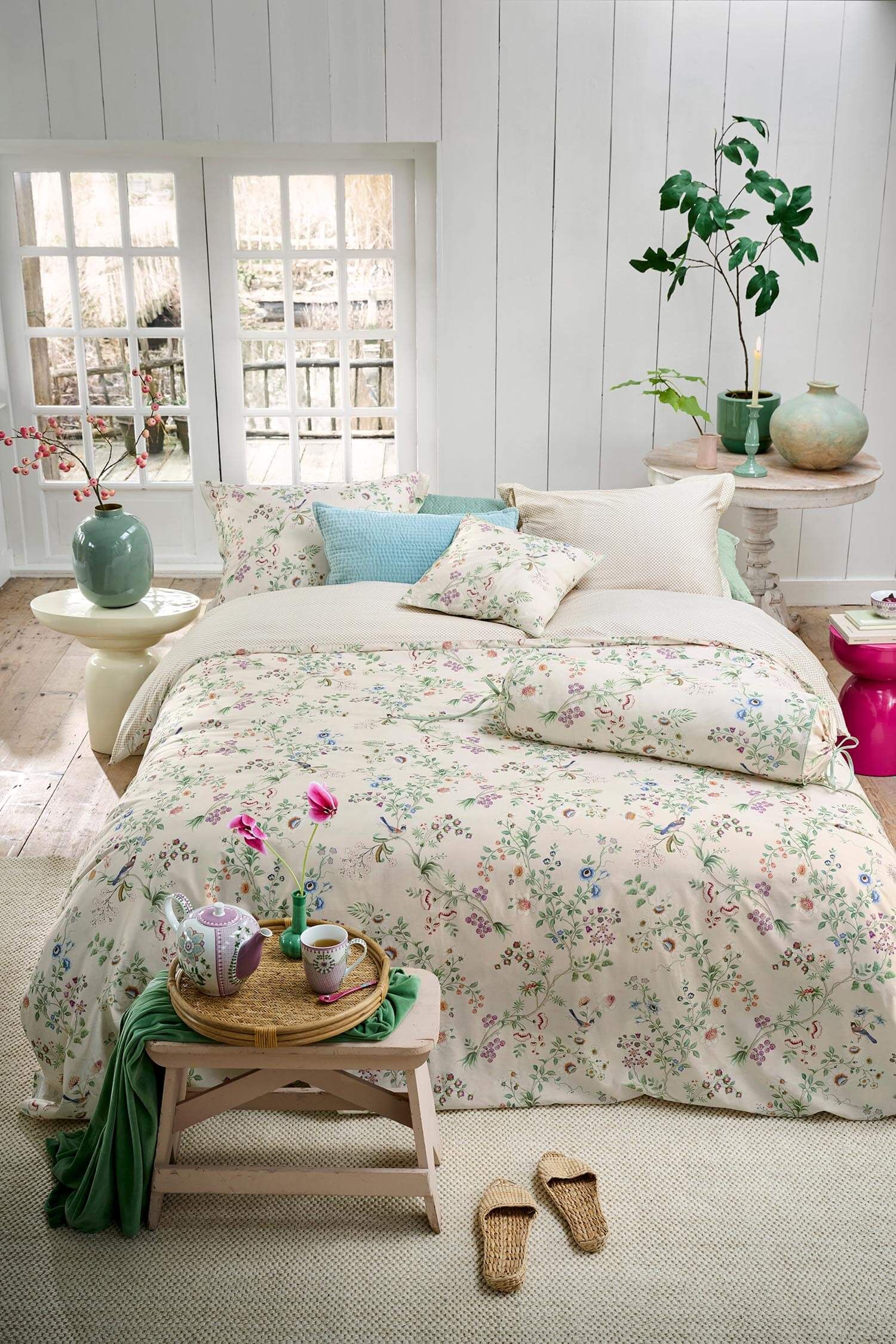 Traversin Lotus Lullaby Blanc Cassé