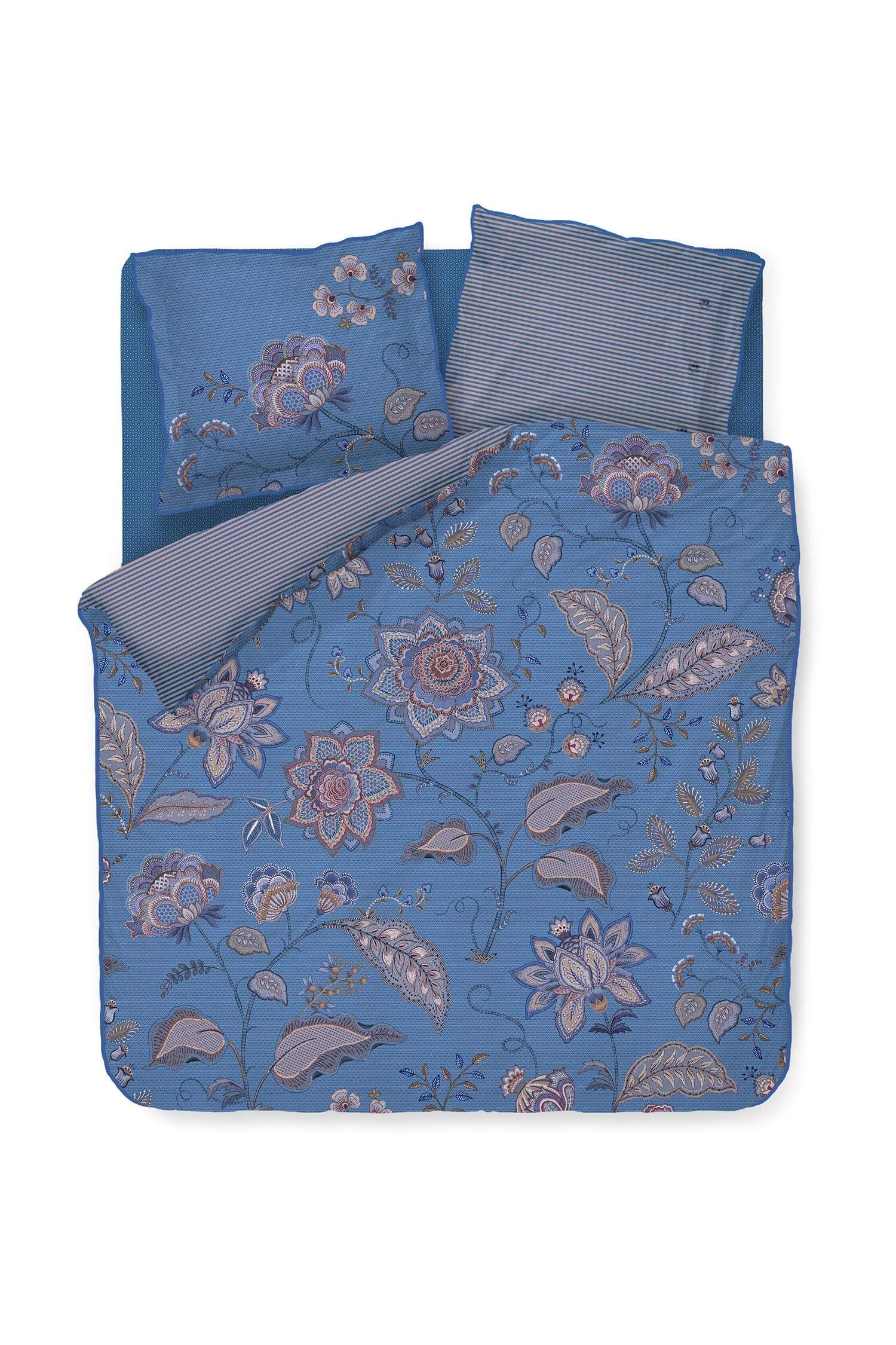 Dekbedovertrekset Mumbai Night Blauw