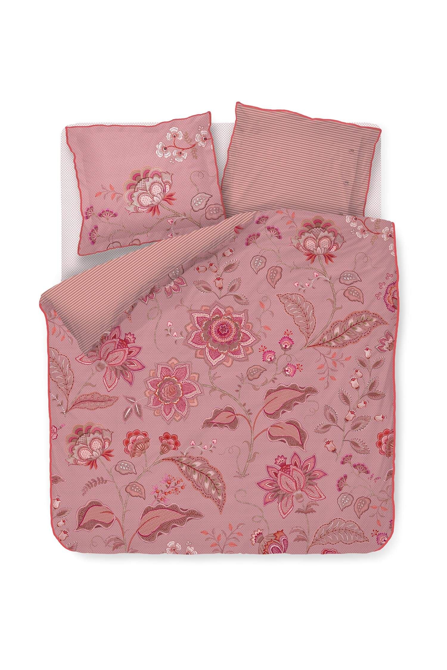 Dekbedovertrekset Mumbai Night Roze