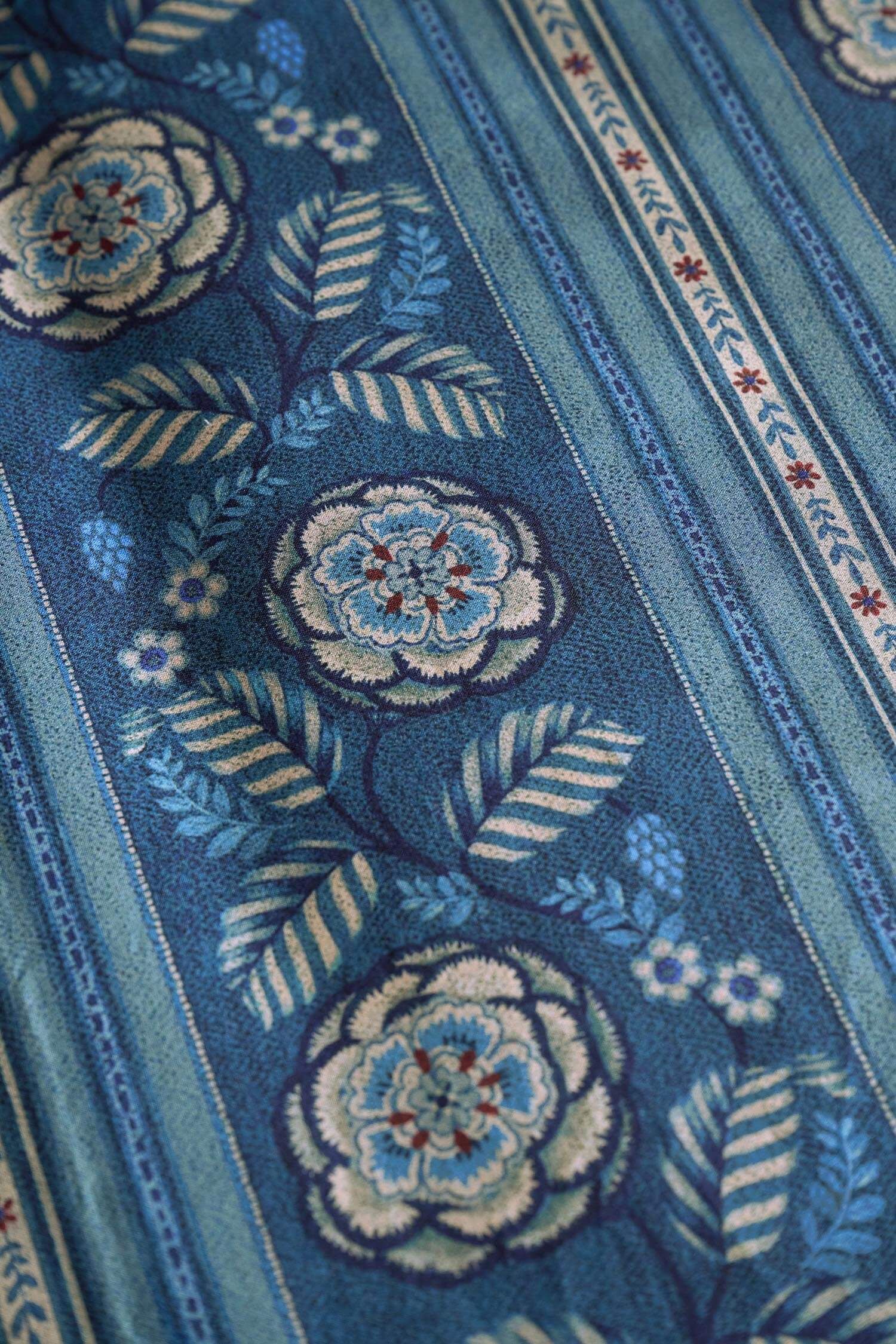 Dekbedovertrekset Rosa Rani Donkerblauw
