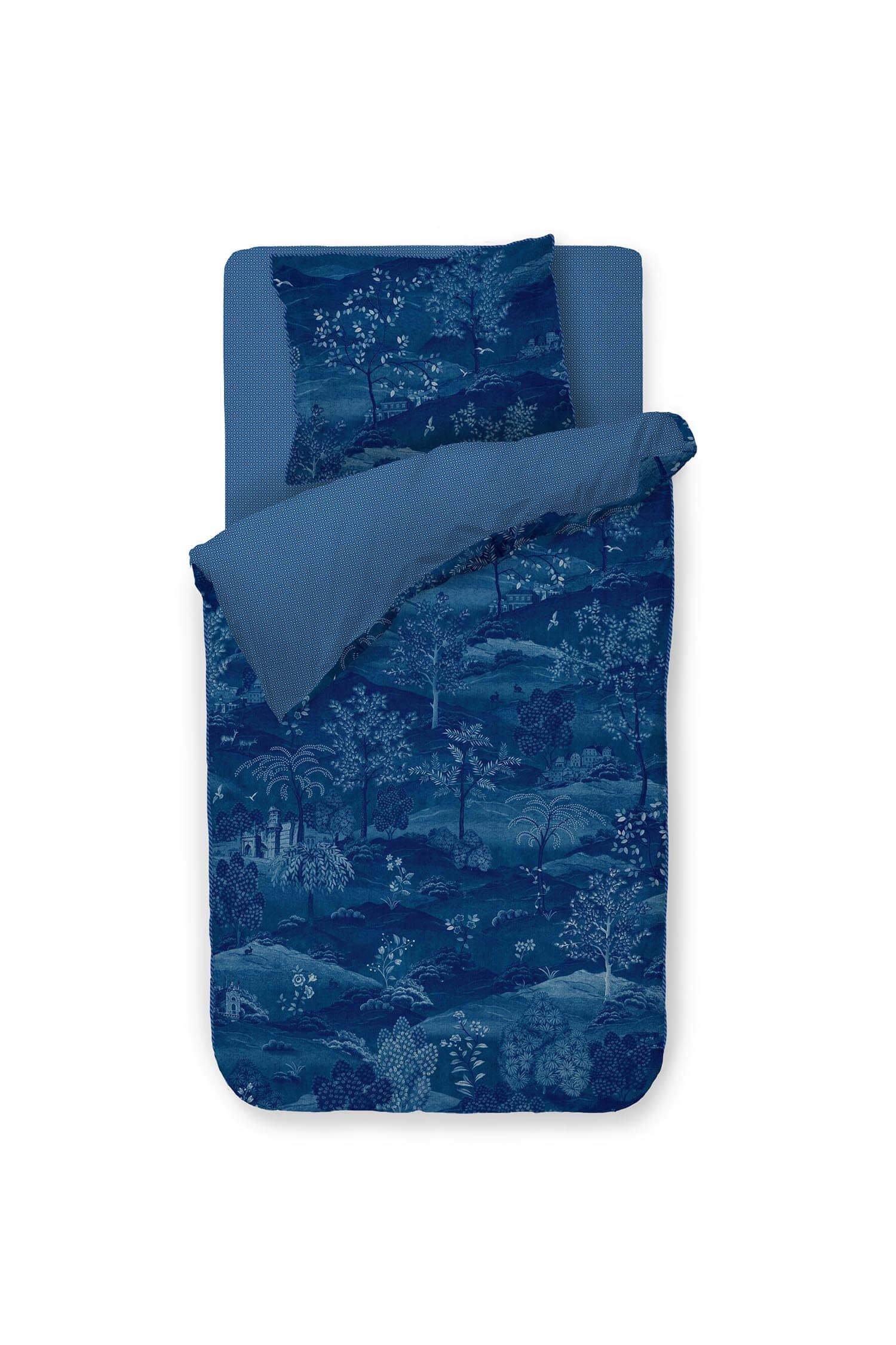 Duvet Cover Set Sundara Wood Dark Blue