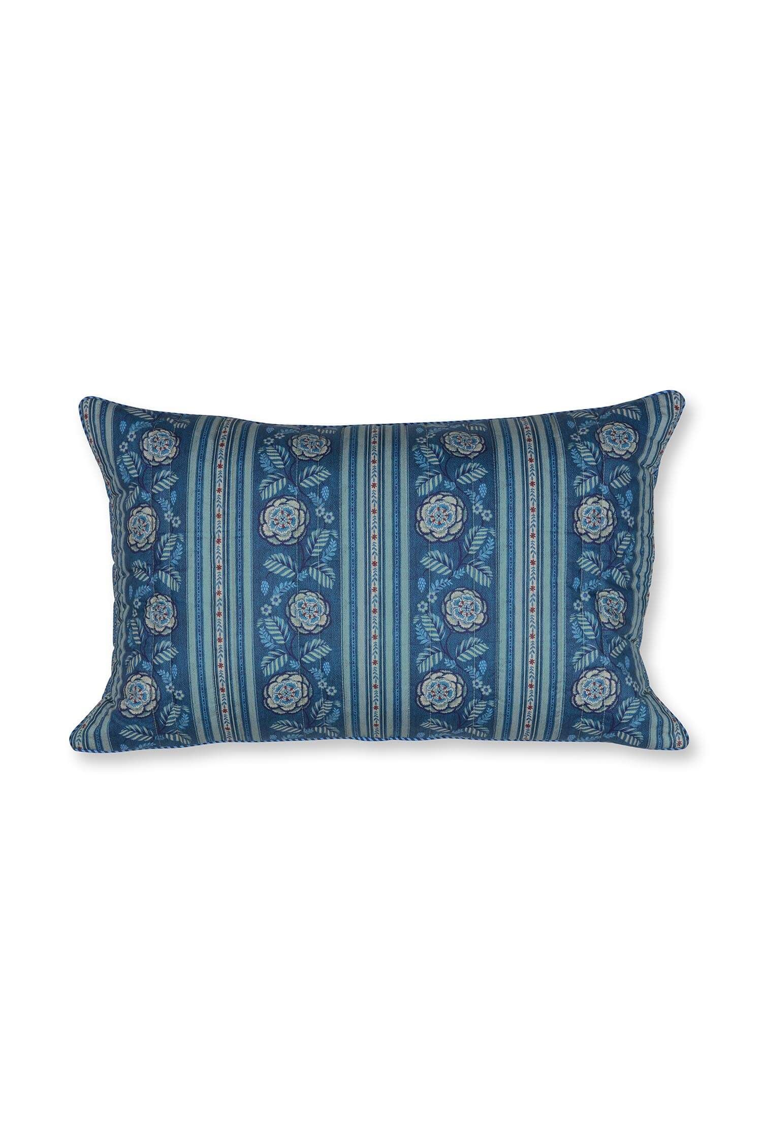 Zierkissen Quilted Rosa Rani Dunkelblau