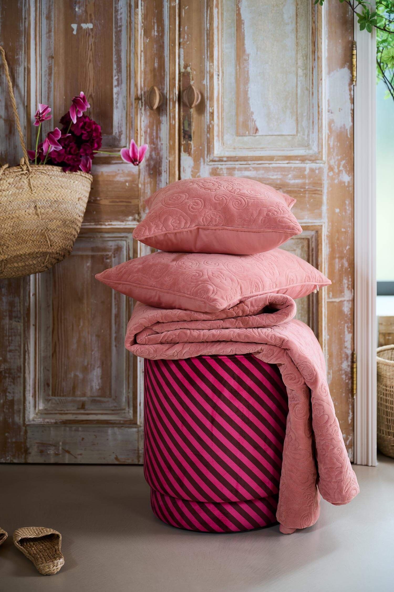 Sierkussen Quilted Quilty Pip Roze