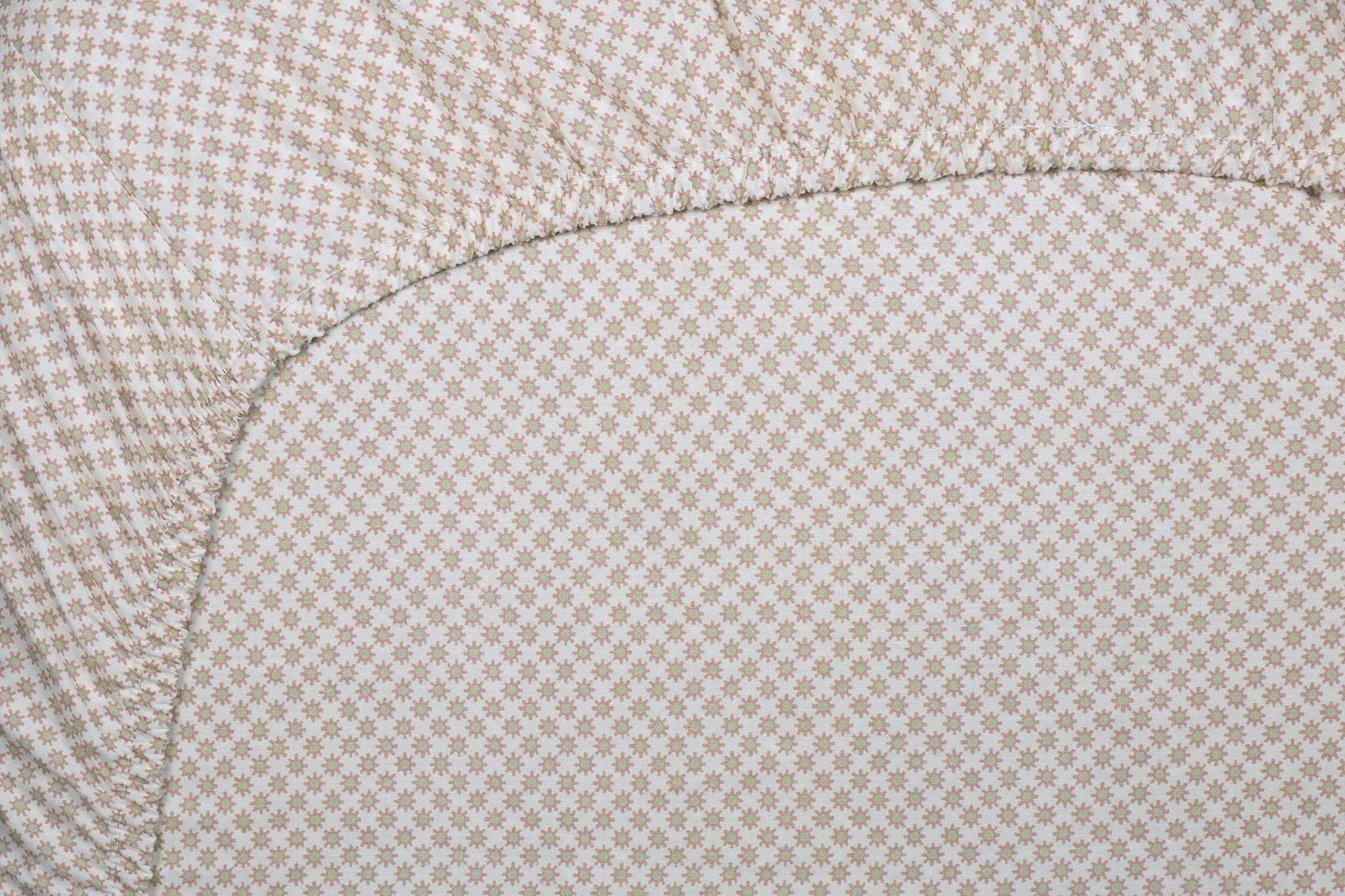 Drap-Housse Twinkle Star Blanc/Vert