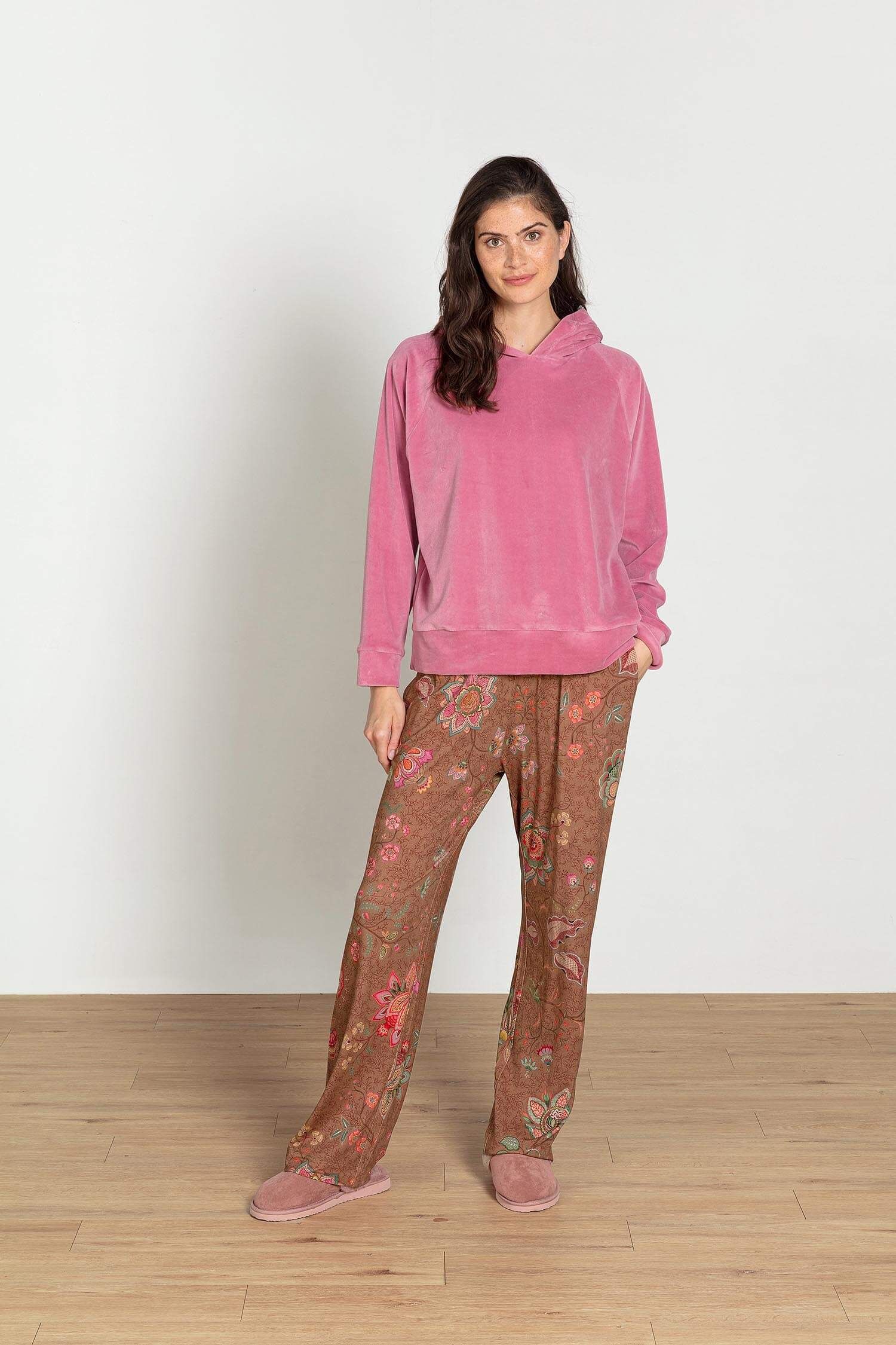 Tamari Sweater Velvet Roze