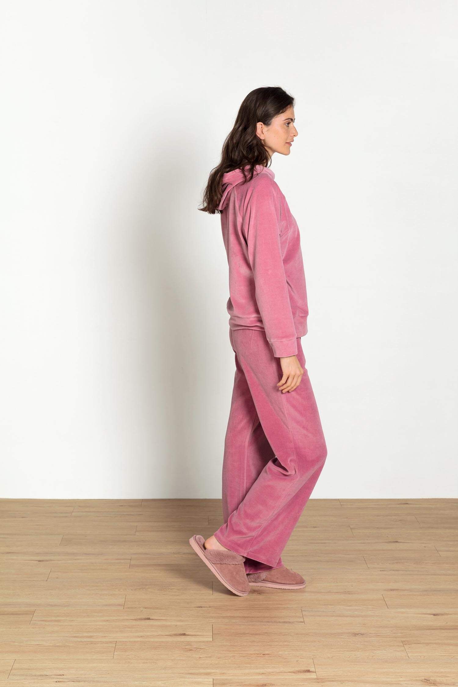 Tamari Sweater Velvet Roze