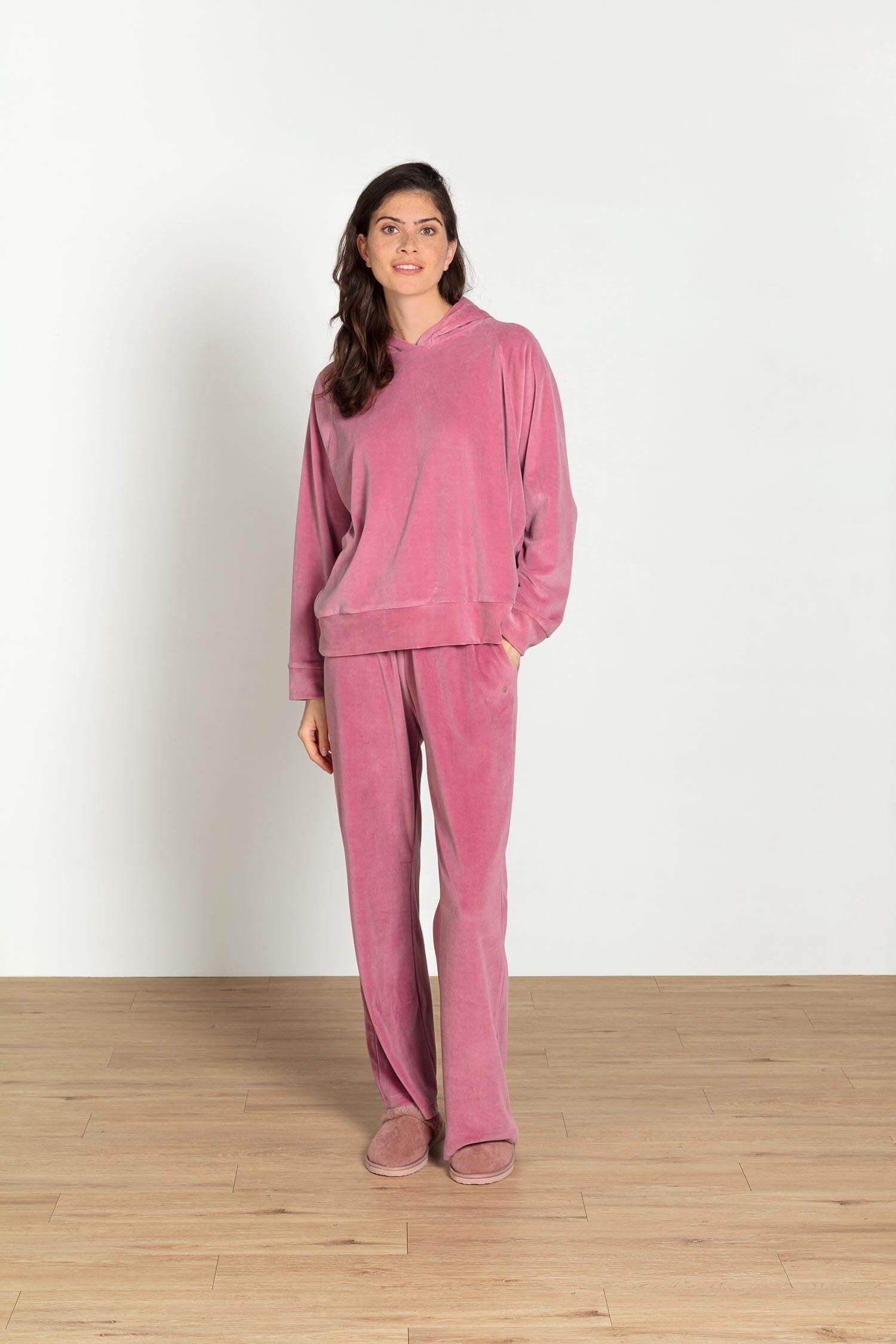 Tamari Sweater Velvet Roze