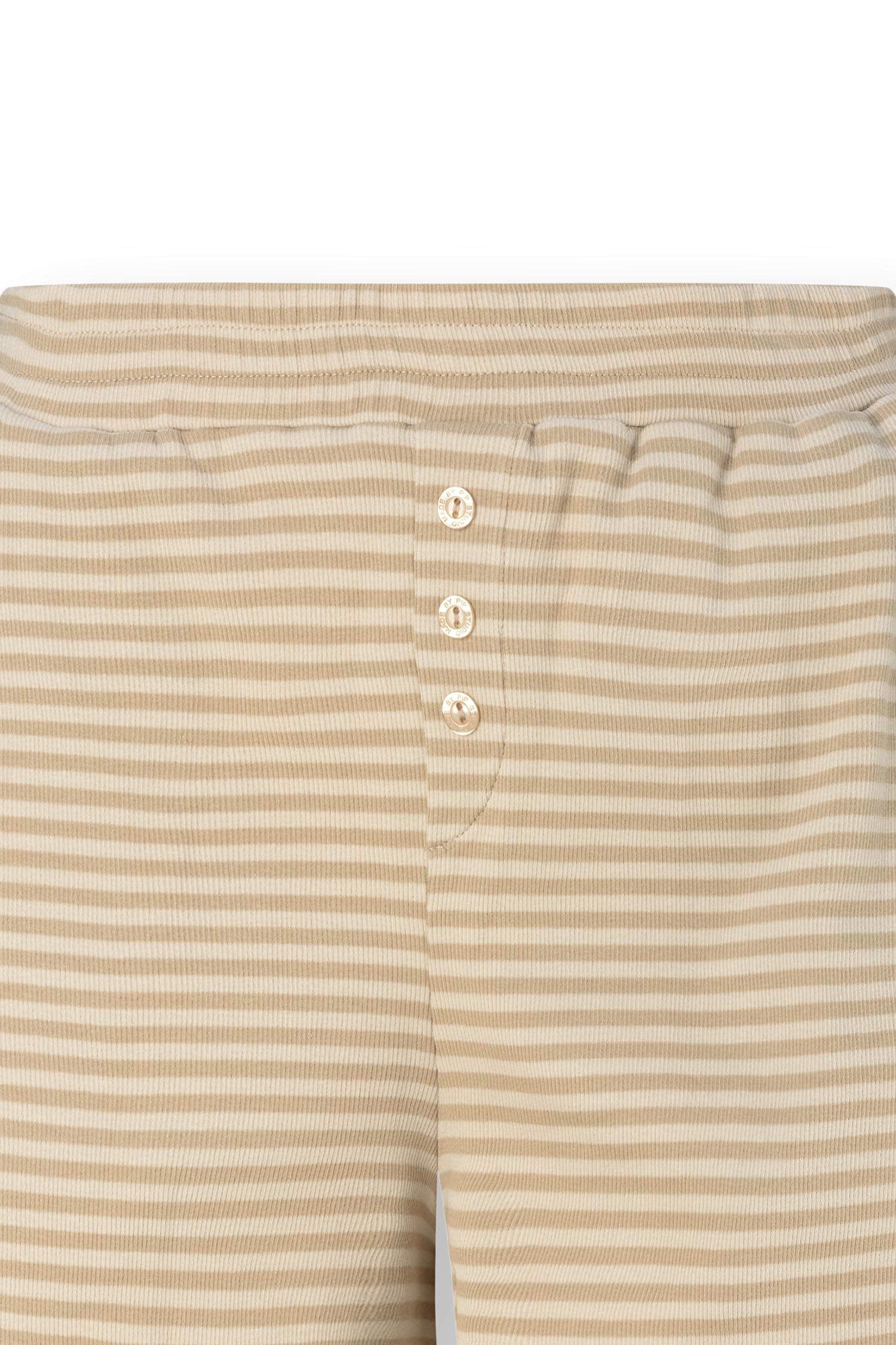 Bobi Korte Broek Little Sumo Stripe Zand